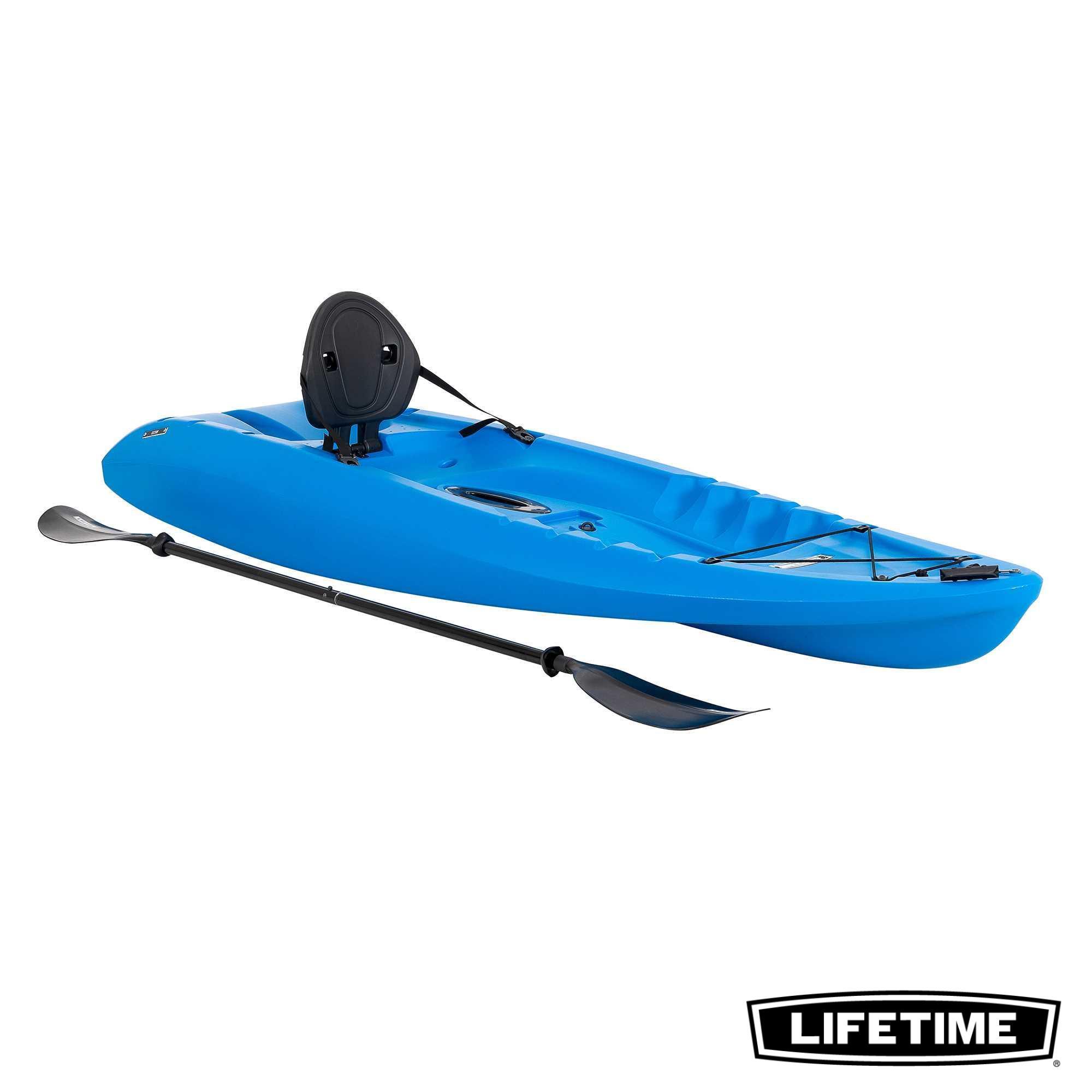 Kayak rigide Hydros 85 Bleu 2.57m 1 place adulte Pagaie incluse #90970 2/7