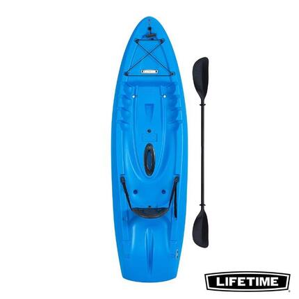 Kayak rigide Hydros 85 Bleu 2.57m 1 place adulte Pagaie incluse #90970