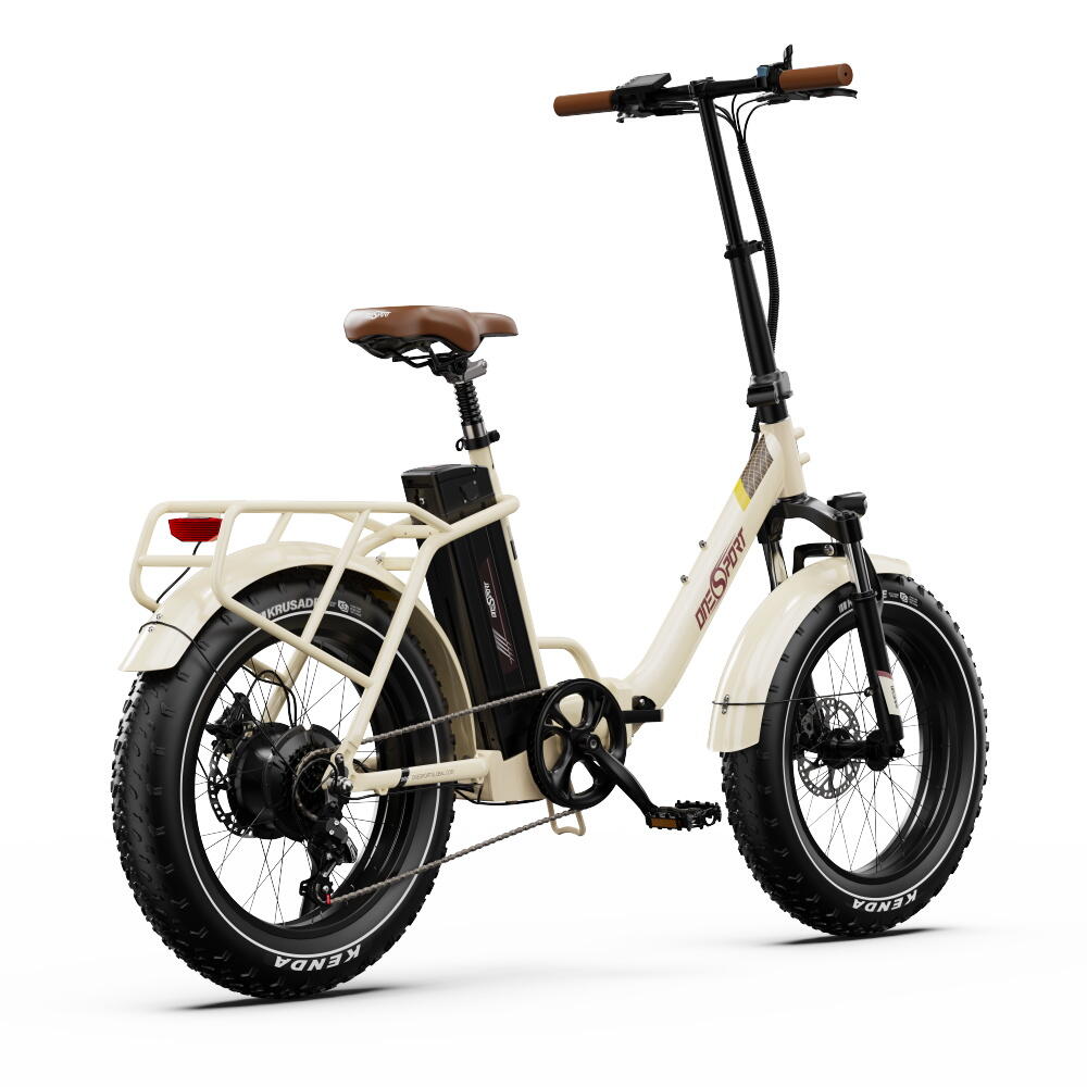 OT16 MAX bici elettrica pieghevole adulti, batteria 48V18Ah, pneumatici 20×4.0". 6/11