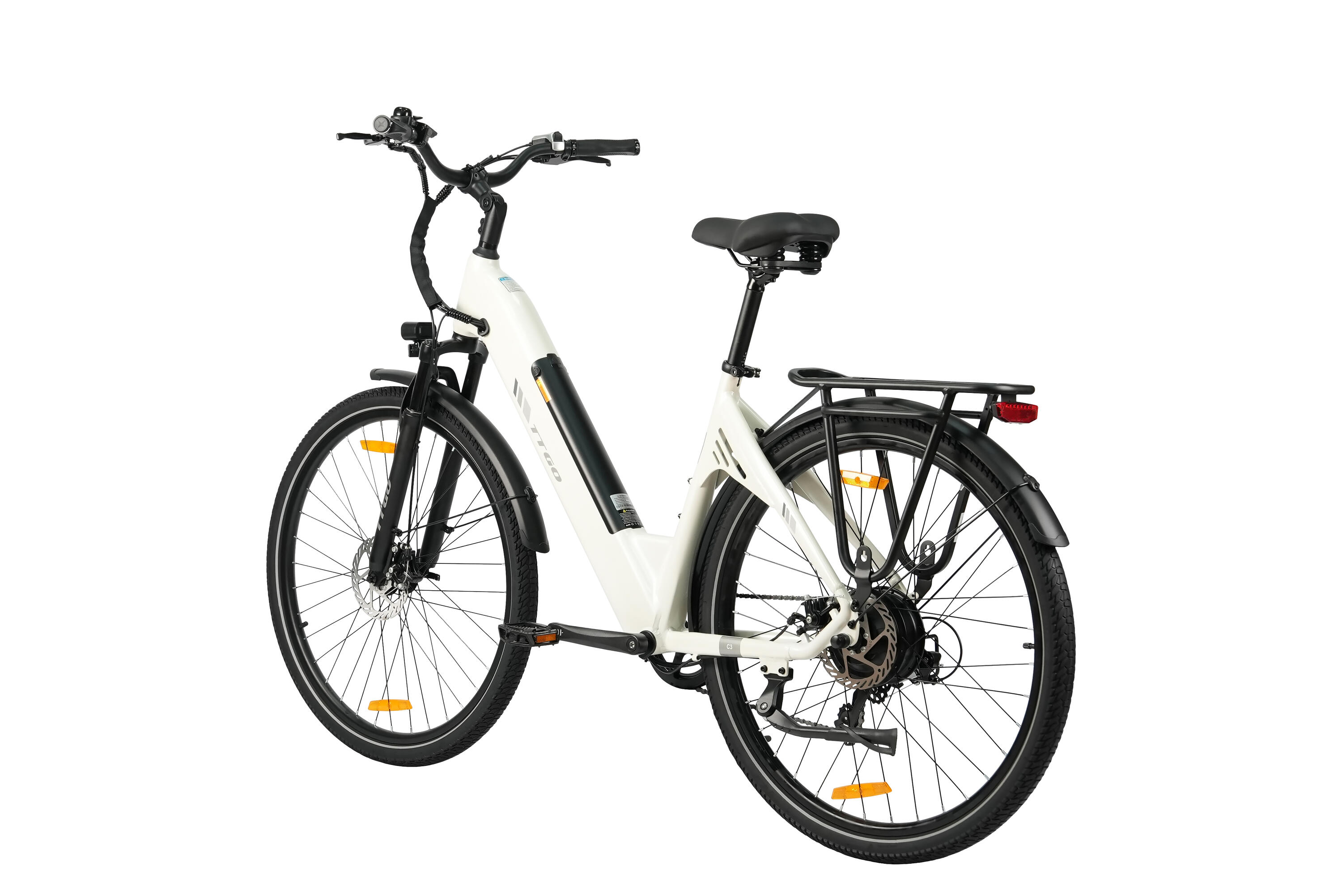C3SE Bicicleta elétrica 28" 36V 250W 120km Shimano 7v cidade 4/6