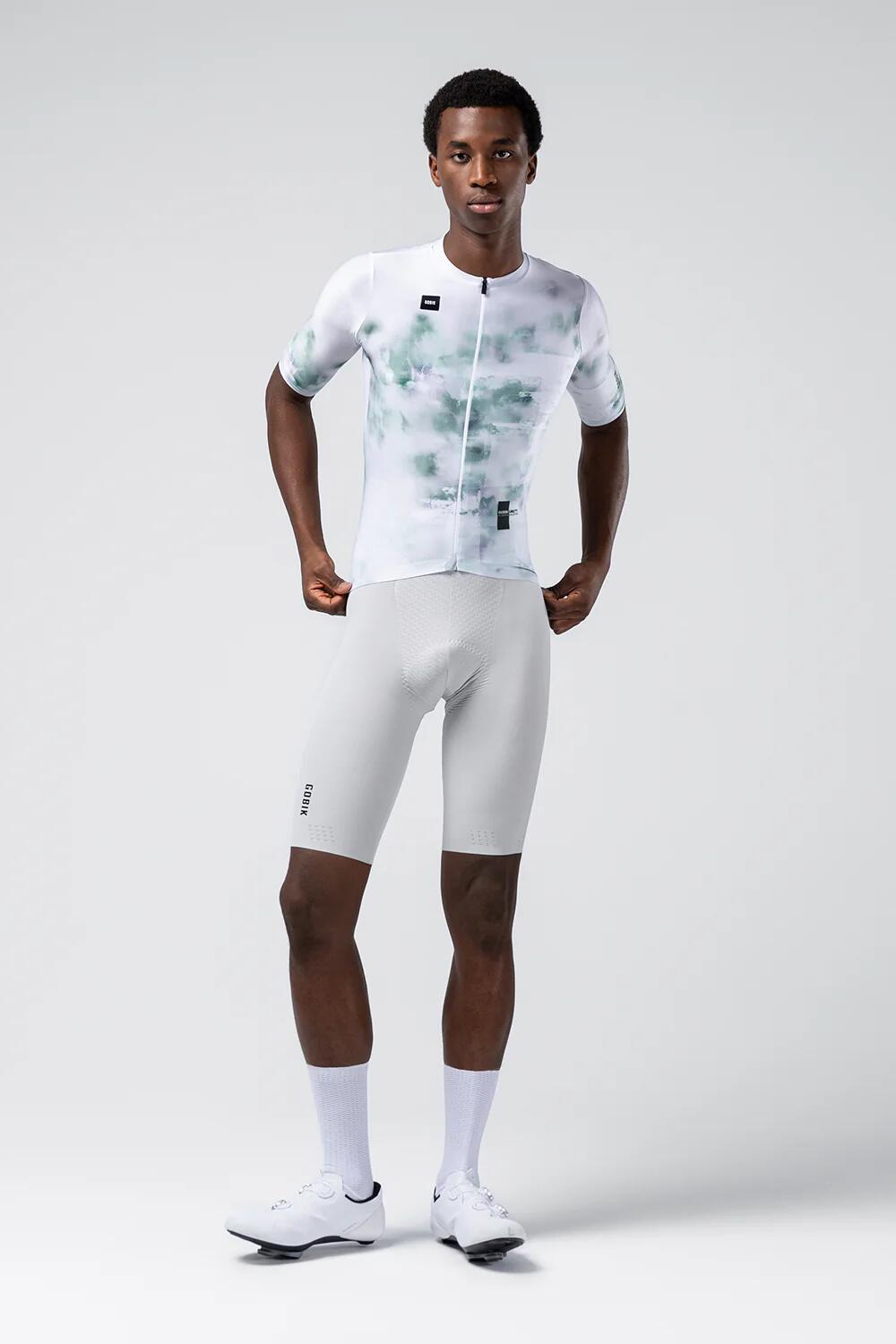 Kurzarmtrikot Herren Attitude 2.0 Gobik Moss - Größe M 3/4