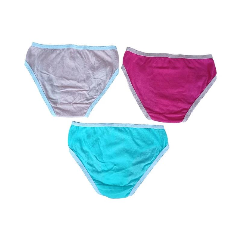 Set 3 perechi chiloți fete, multicolor, 100% bumbac, Happy, Stitch