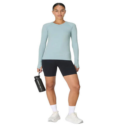 SWEATY BETTY Sweaty Betty Athlete Seamless Long Sleeve Top T-shirt MISTBLAUW M