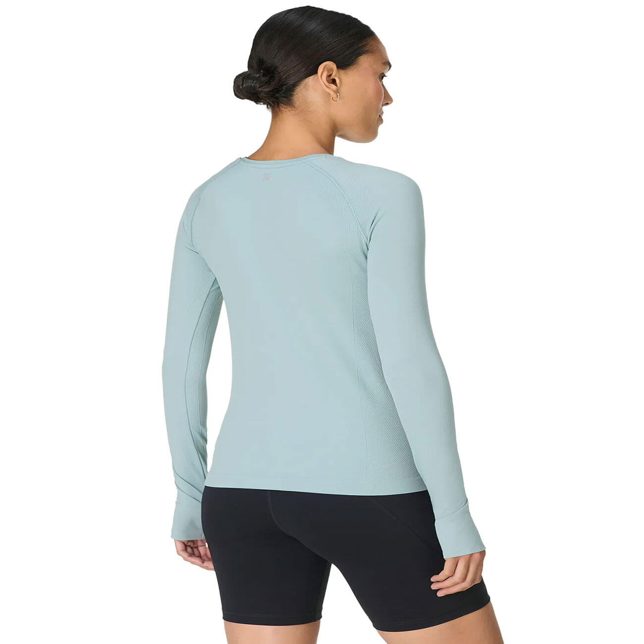 SWEATY BETTY Sweaty Betty Athlete Seamless Long Sleeve Top  MISTBLAUW L 5/7