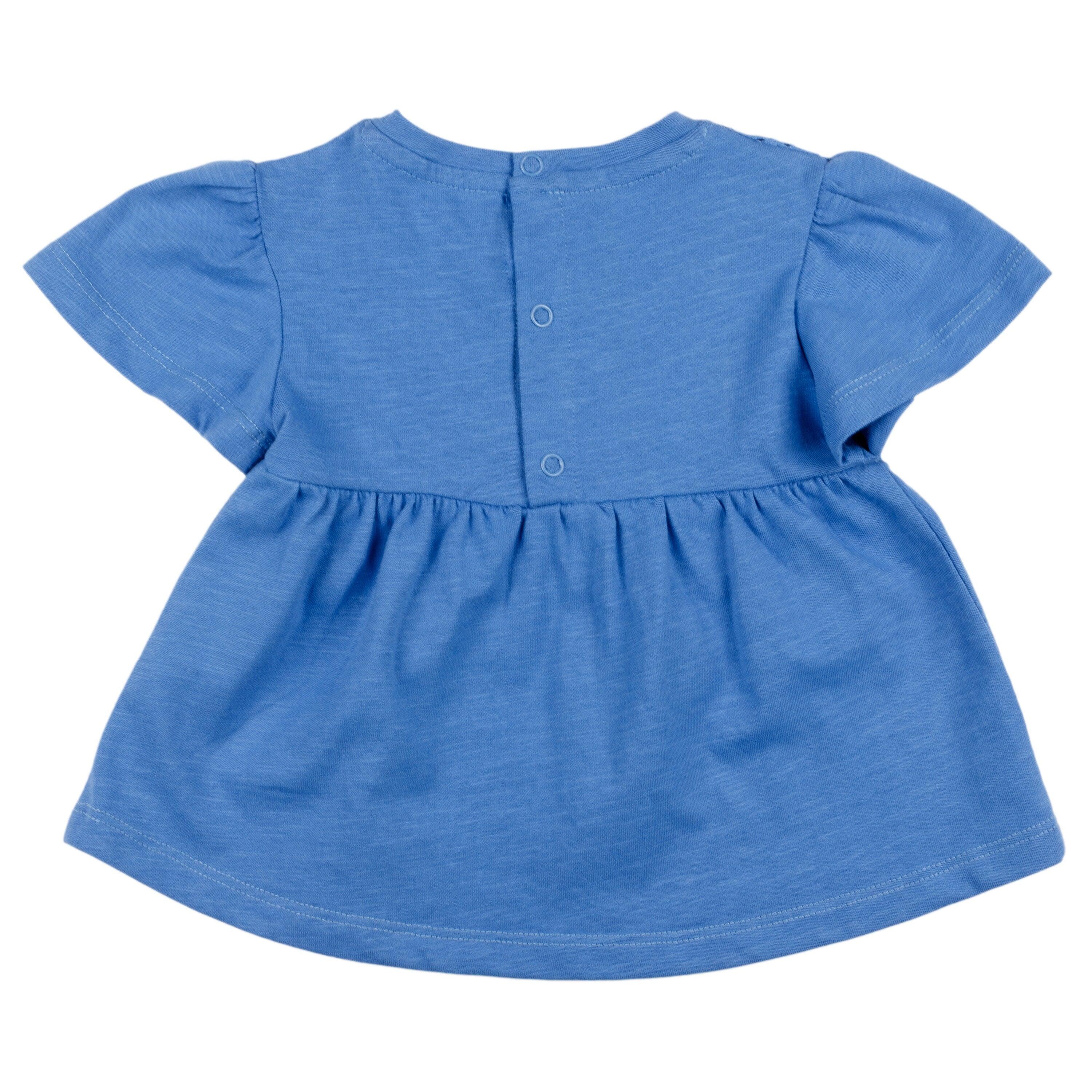 Camiseta azul para 2/3
