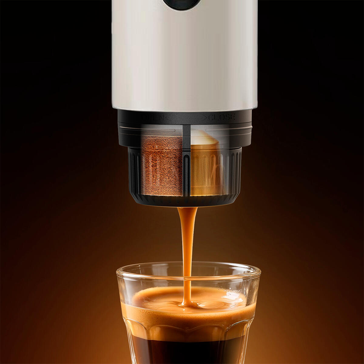 Cafetera Portátil Roma Prixton (Cápsulas / Café Molido - 2 Tazas - Crema) 7/7