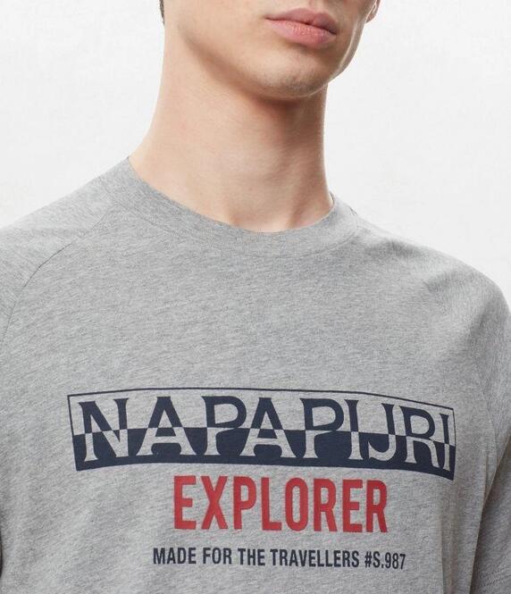 Koszulka t-shirt męski sportowy  NAPAPIJRI SOVES 3/4