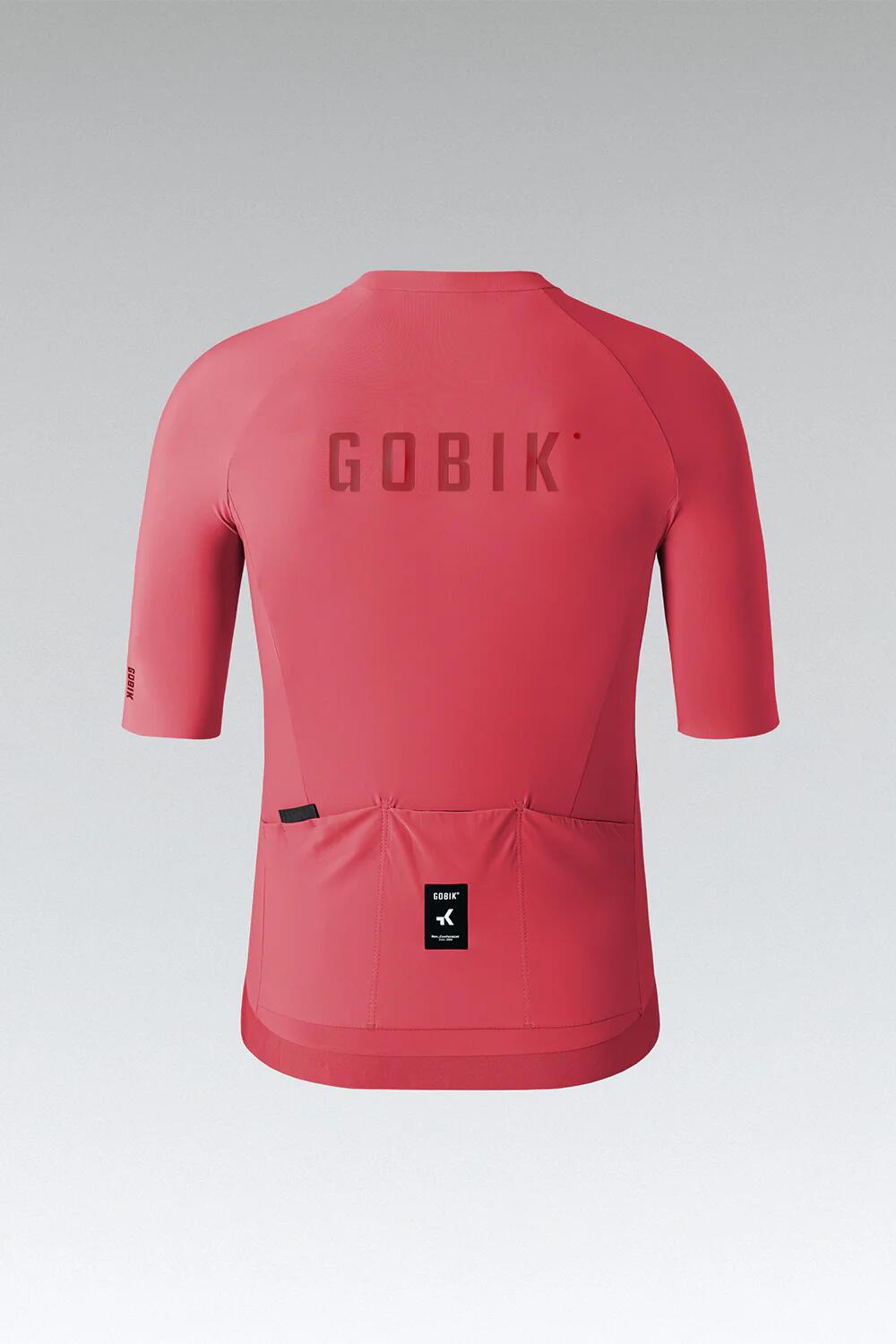 Jersey Korte Mouw CX SOLID Gobik Unisex Cerise - Maat M 2/4