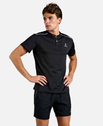 Polo de Tennis/Padel Pro Flex Homme Noire