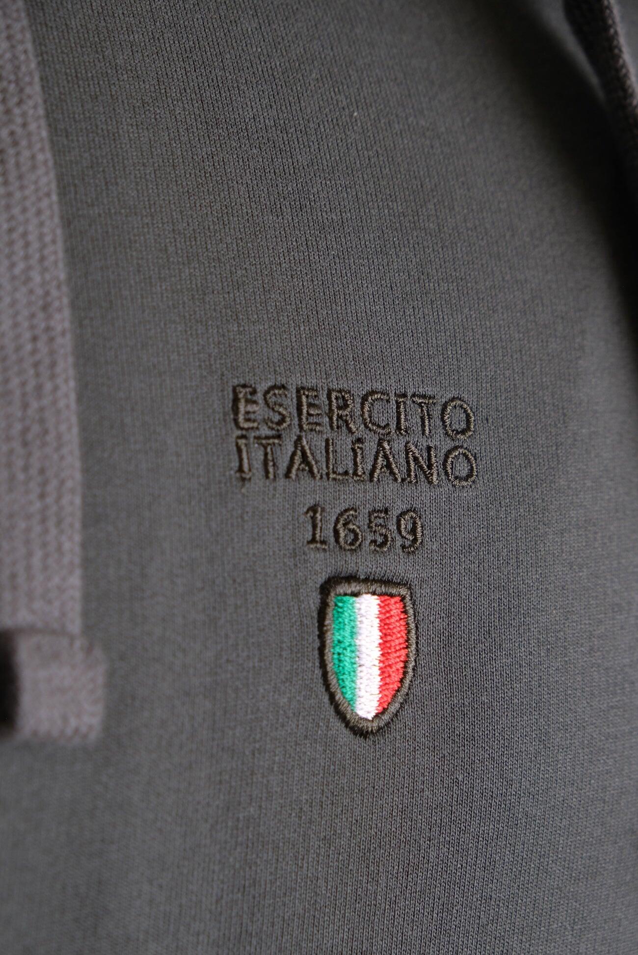Felpa Esercito con cappuccio uomo 3/4
