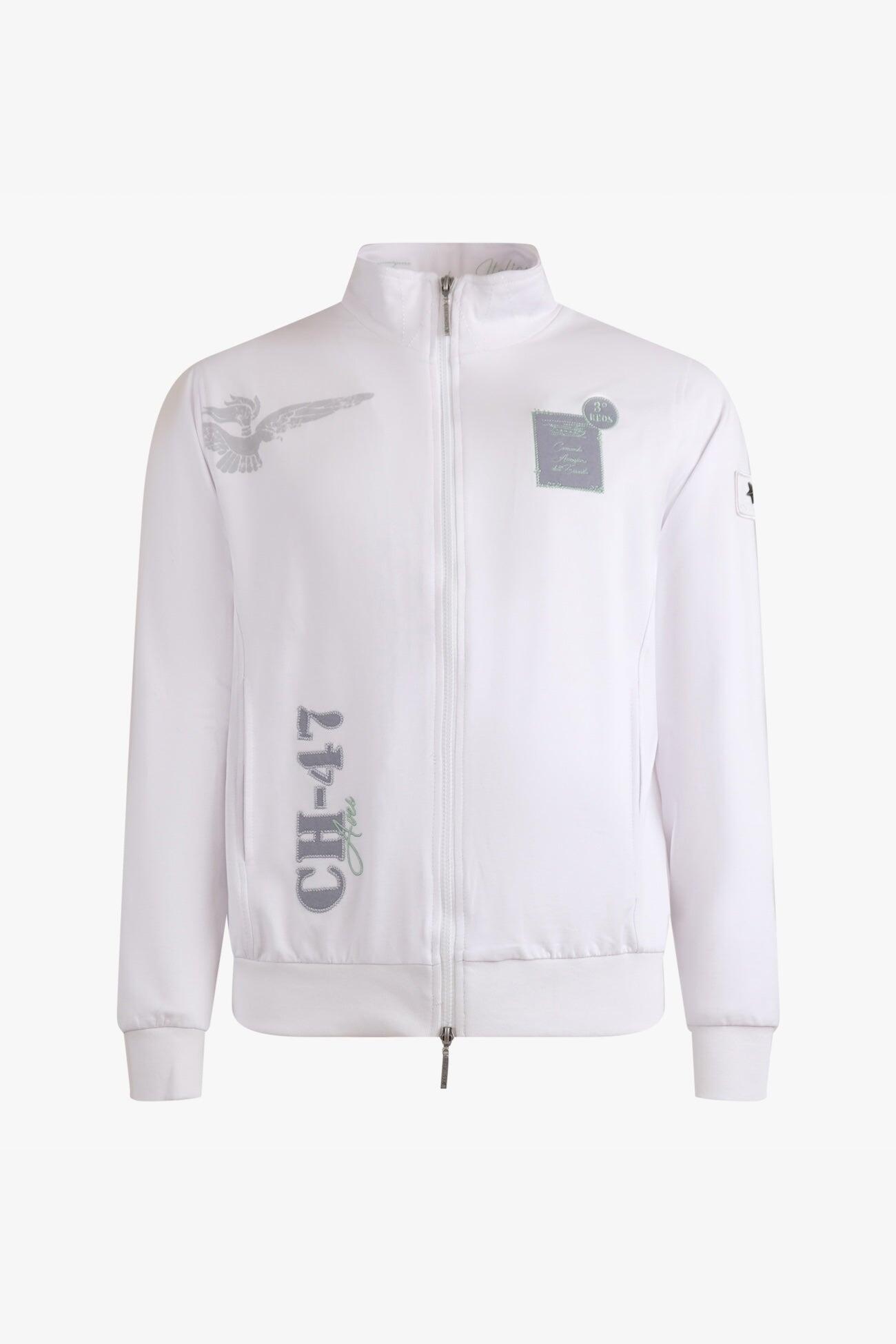 Felpa Aviazione Esercito con zip uomo 2/6