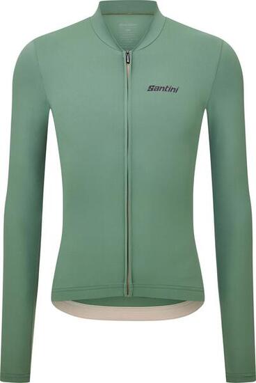 Maillot de manga larga Santini Sensation verde unisex