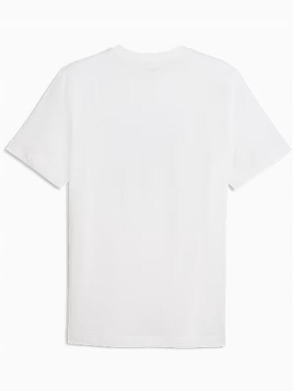 Koszulka Męska Puma Sportowa Biała Bawełniana T-Shirt 4/4
