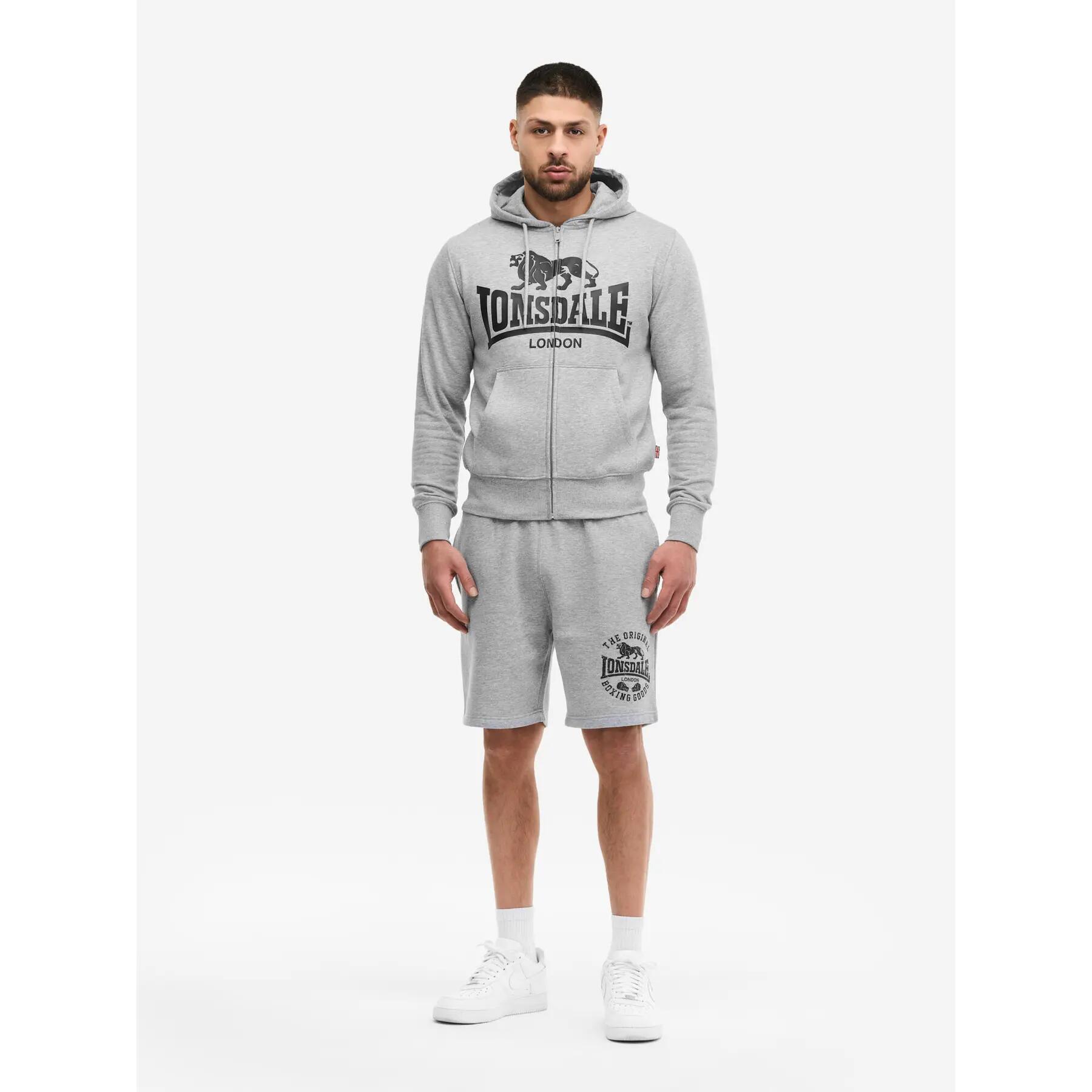 Kapuzensweatshirt mit Reißverschluss Lonsdale Krafty 3/5