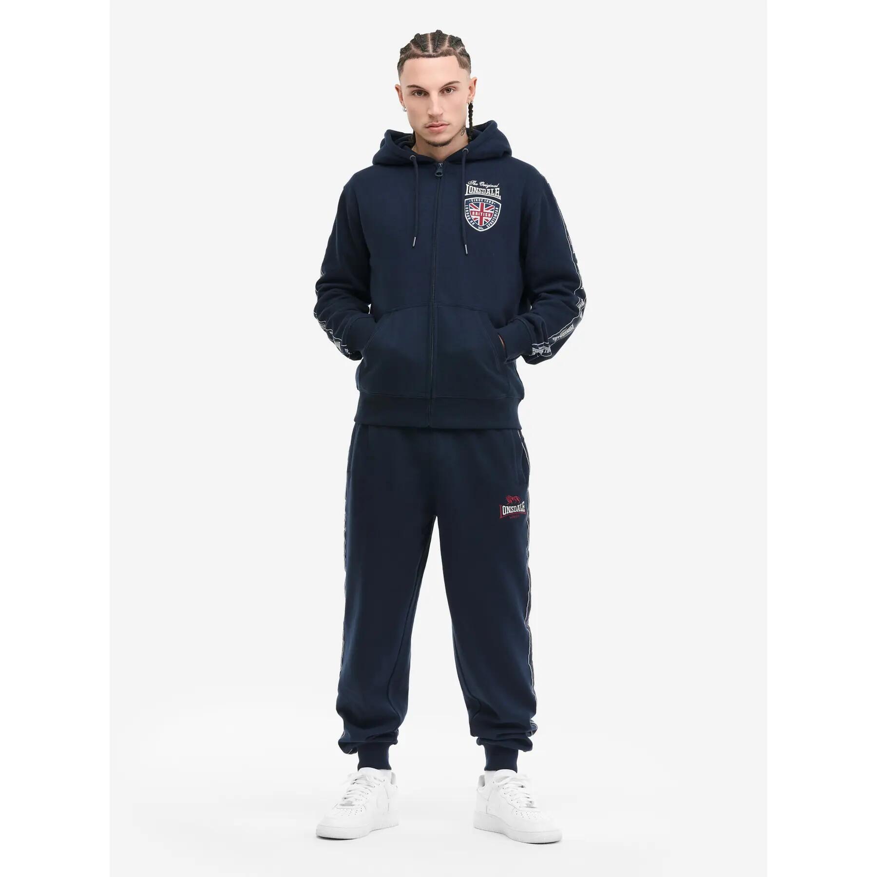 Kapuzensweatshirt mit Reißverschluss Lonsdale Matfen 3/5