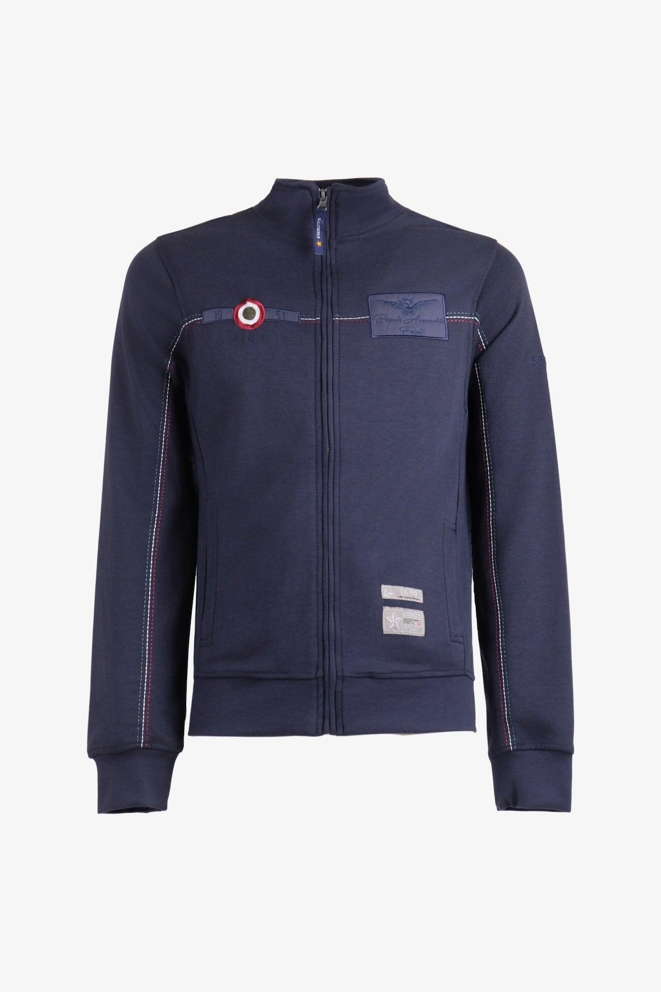 Felpa Aviazione Esercito con zip uomo 2/6