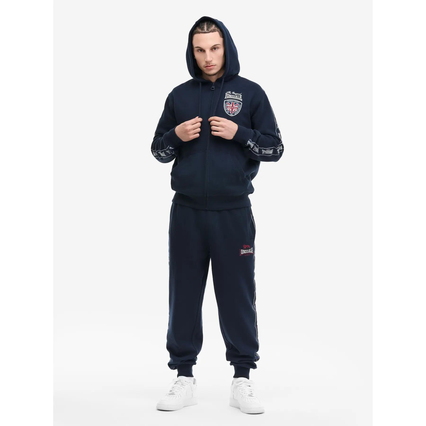 Kapuzensweatshirt mit Reißverschluss Lonsdale Matfen 2/5