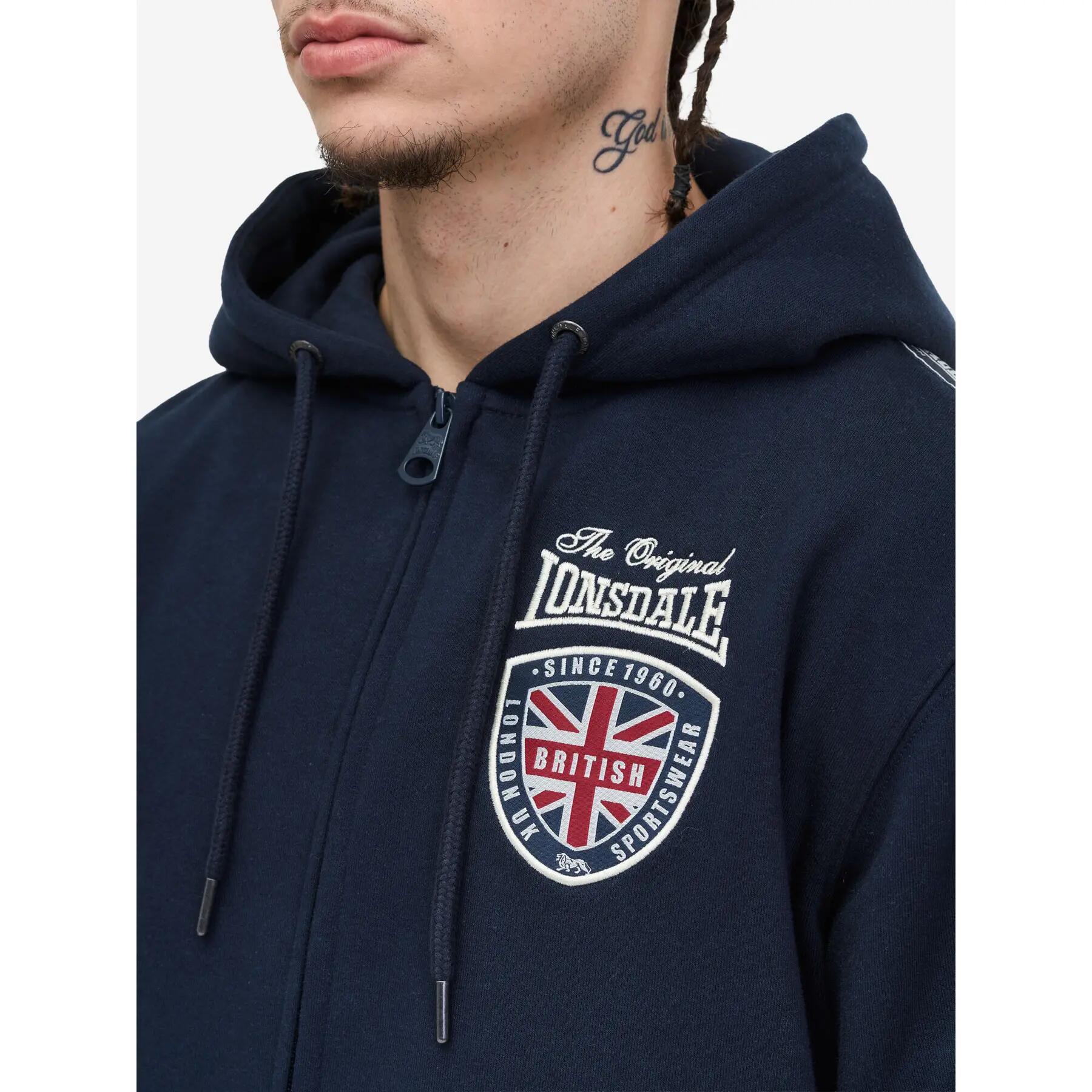 Kapuzensweatshirt mit Reißverschluss Lonsdale Matfen 5/5