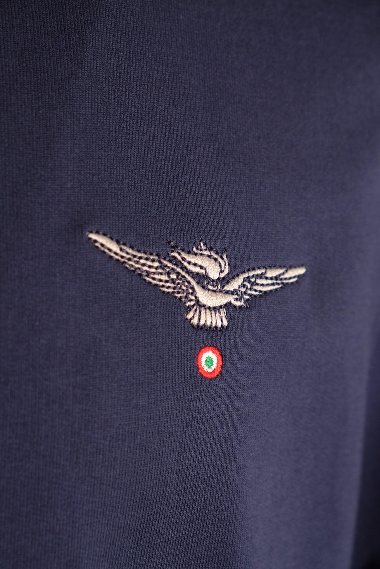 Felpa Aviazione Esercito con zip uomo 4/5