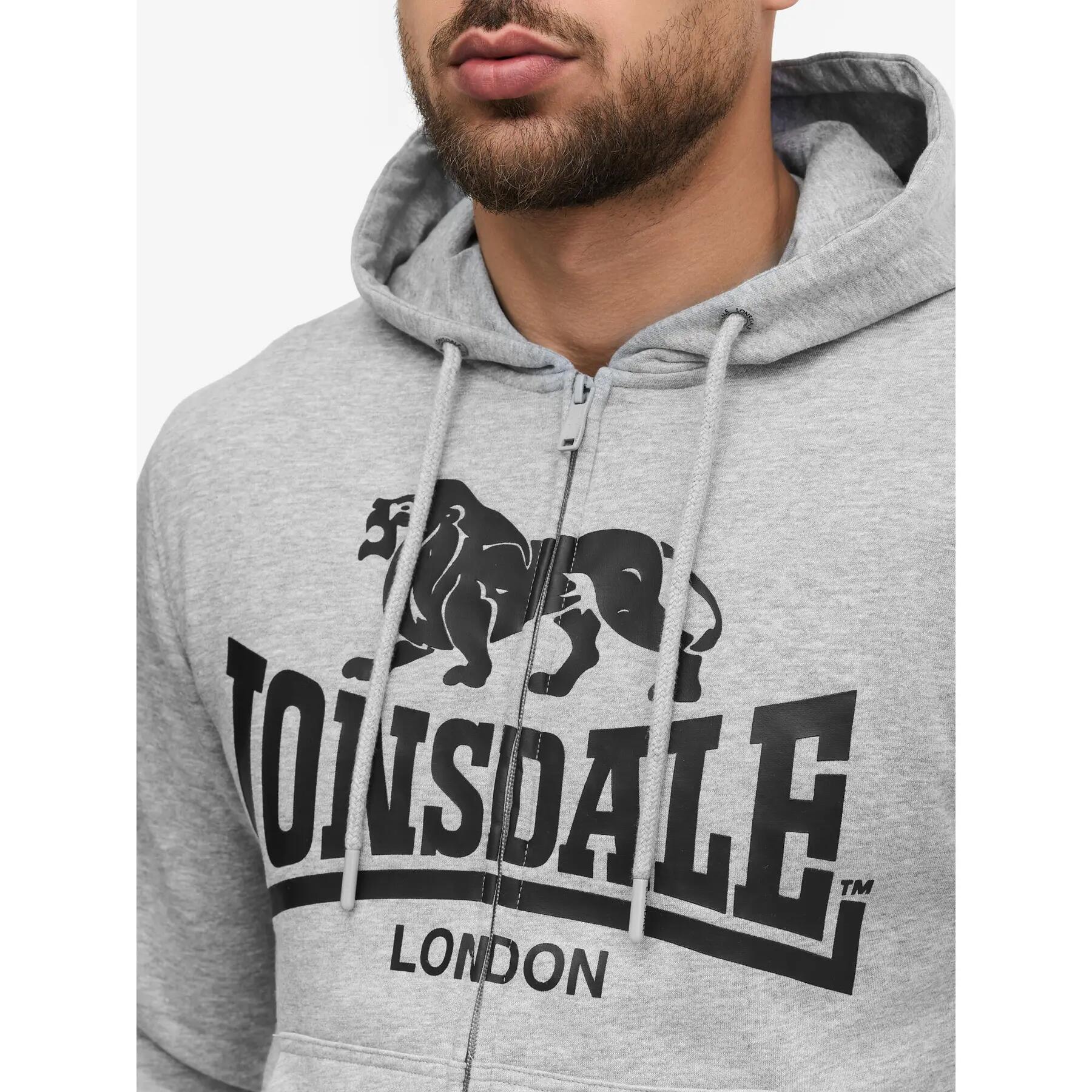 Kapuzensweatshirt mit Reißverschluss Lonsdale Krafty 5/5