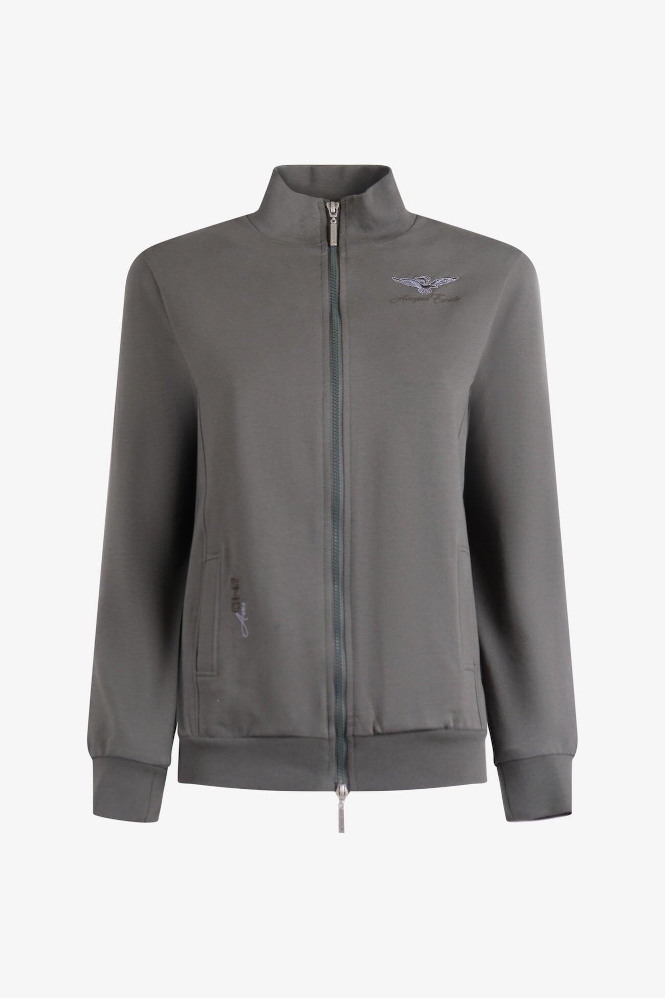 Felpa Aviazione Esercito con zip donna 2/5