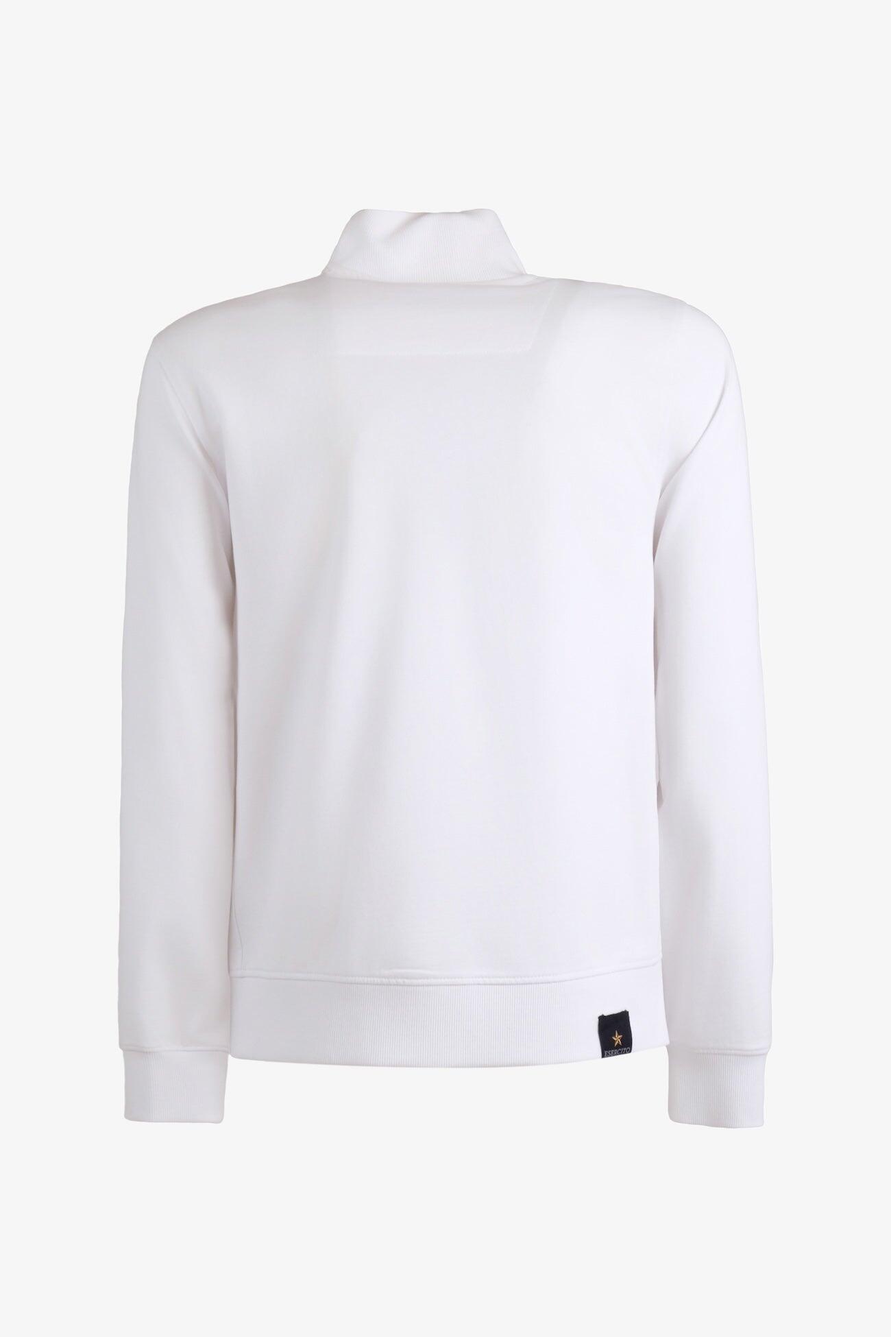 Felpa Esercito con zip uomo 2/5