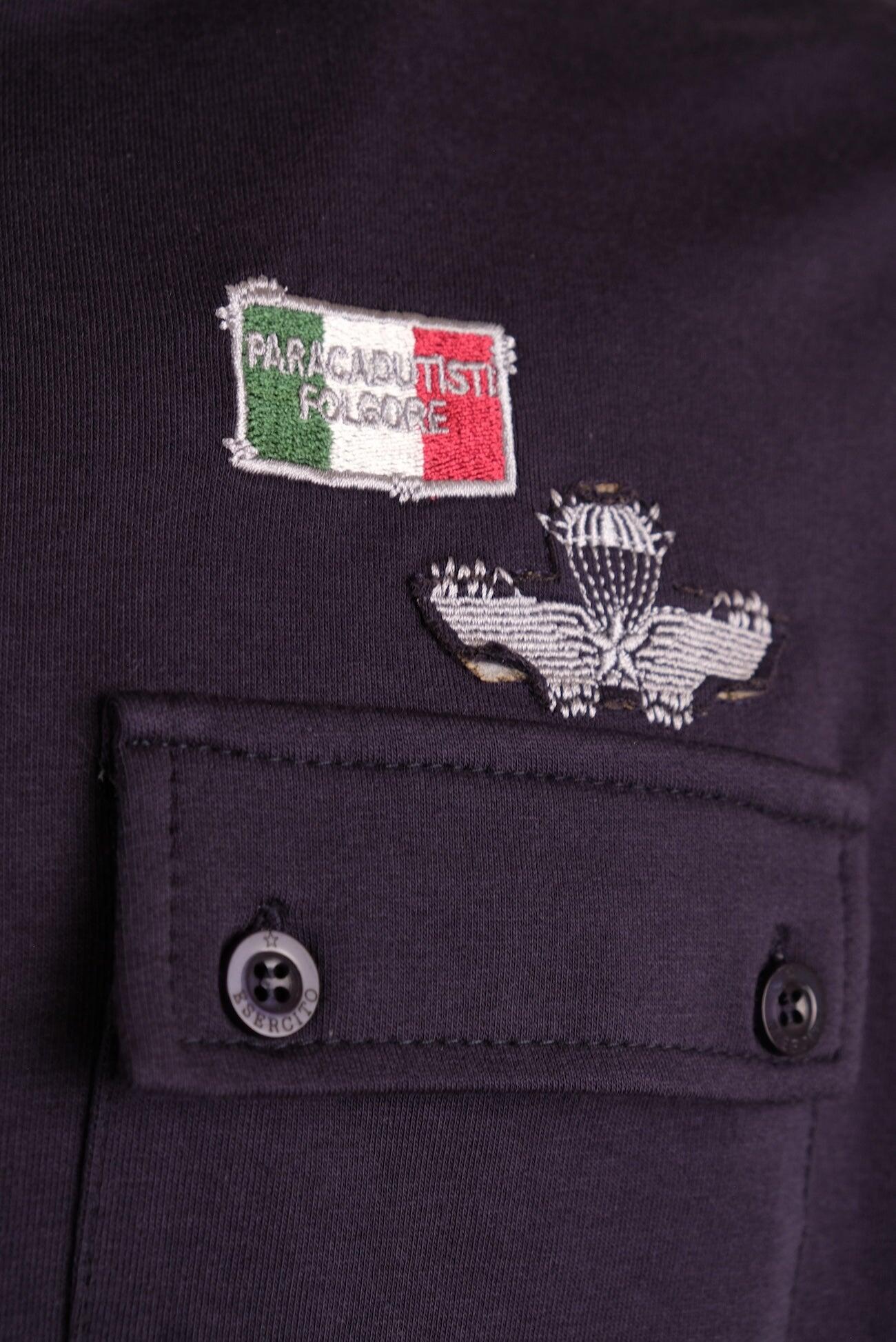 Felpa Folgore con zip uomo 3/5