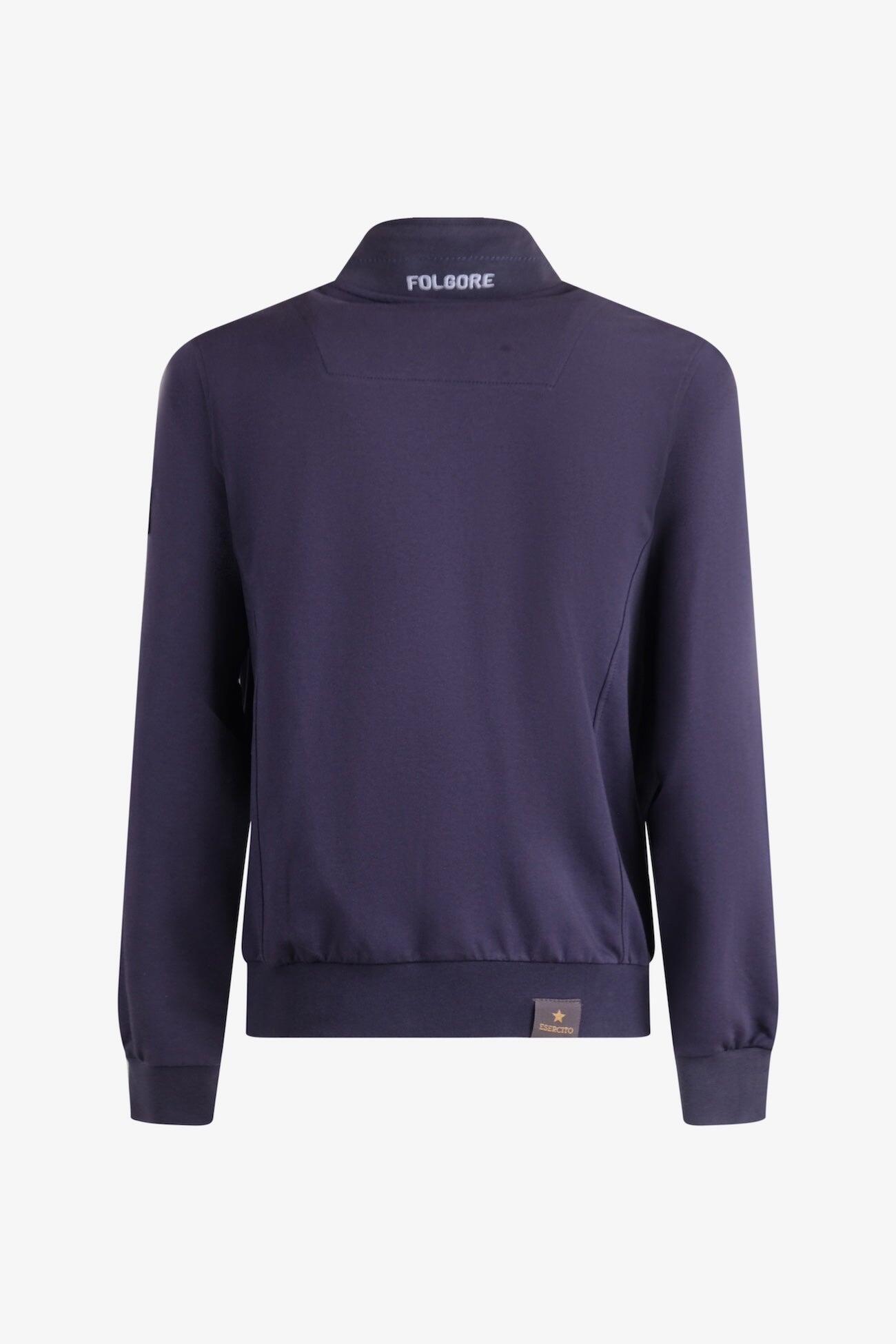 Felpa Folgore con zip uomo 2/5