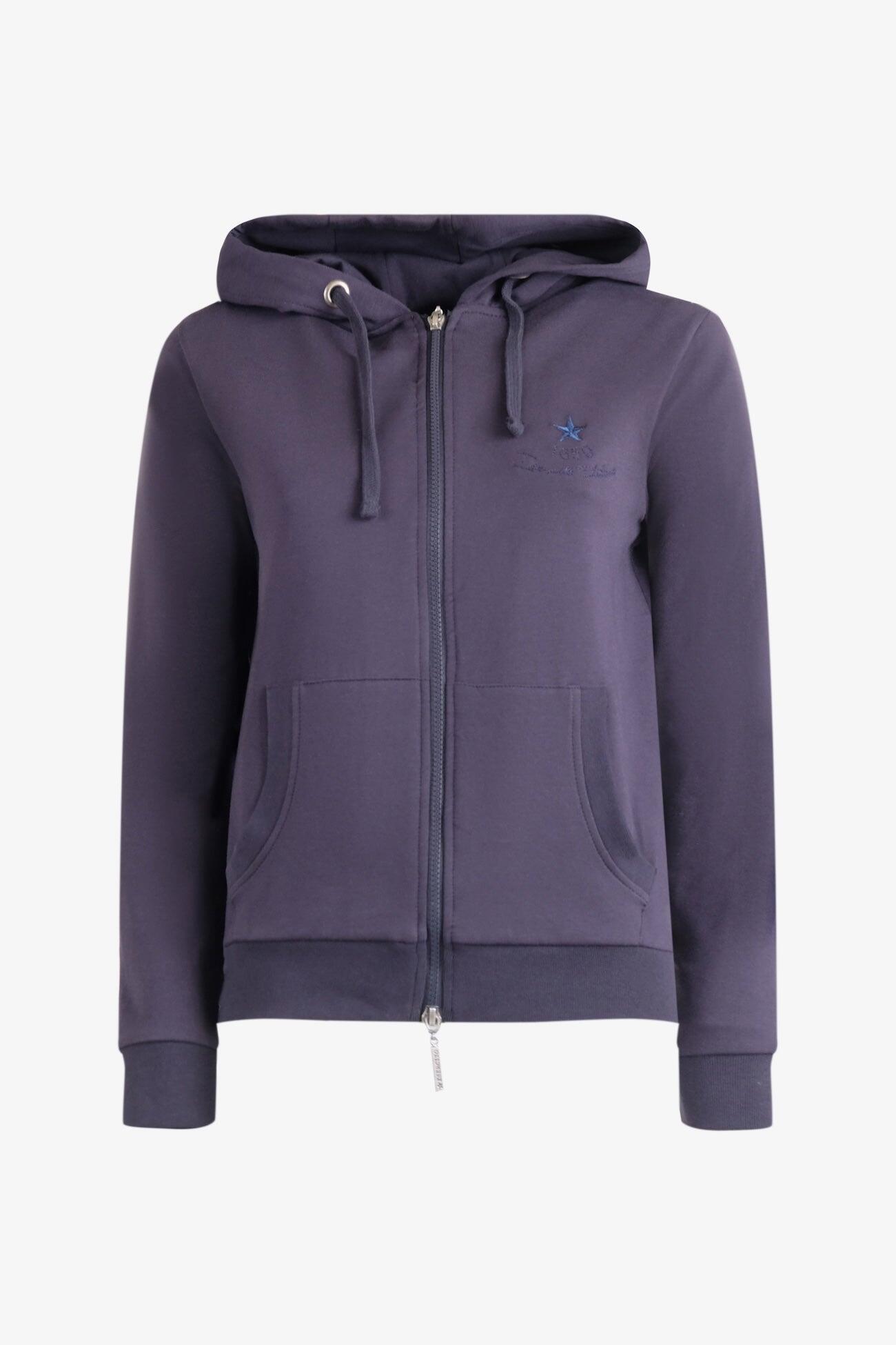 Felpa Esercito con zip e cappuccio donna 2/5