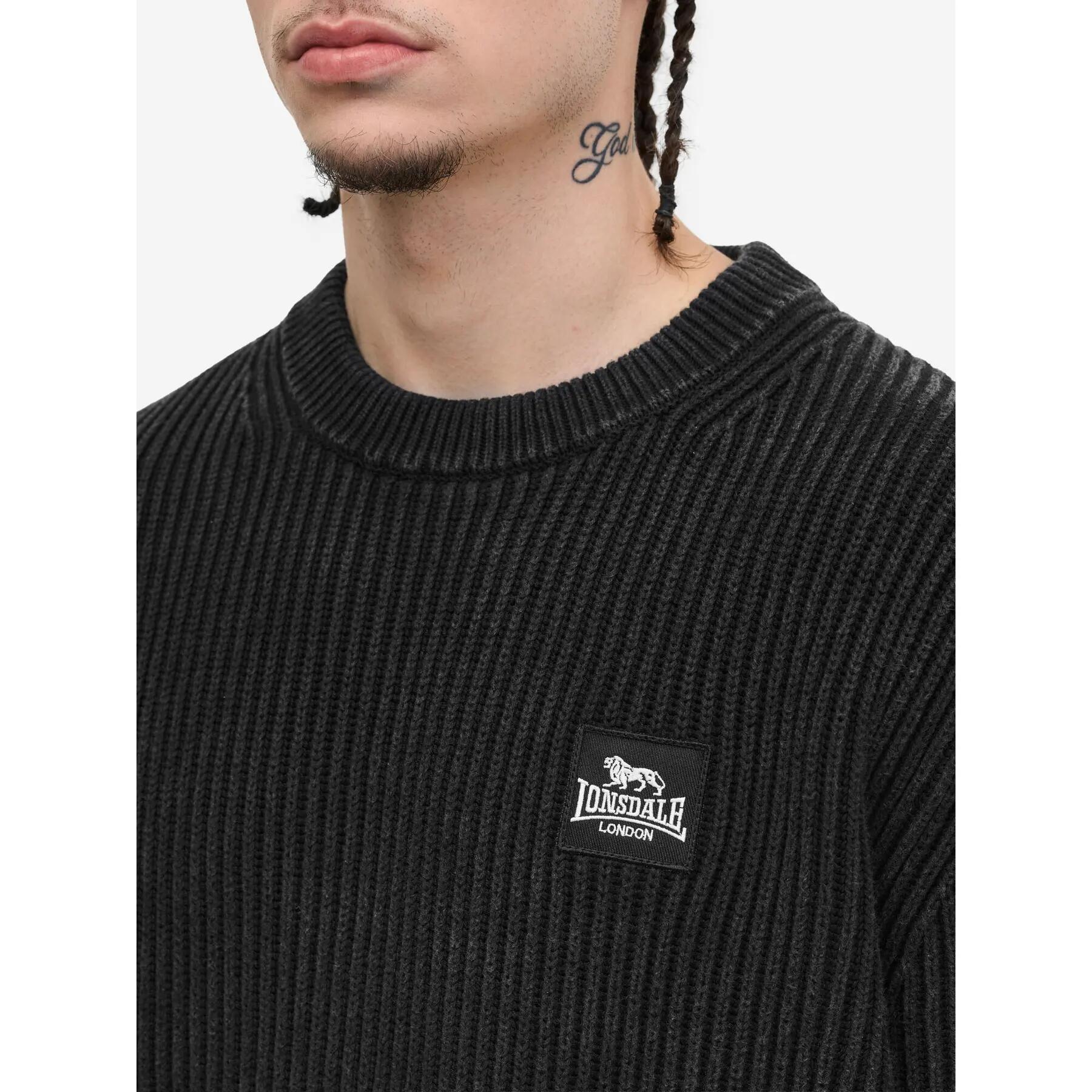 Pull col rond en coton Lonsdale Hitcham 5/5