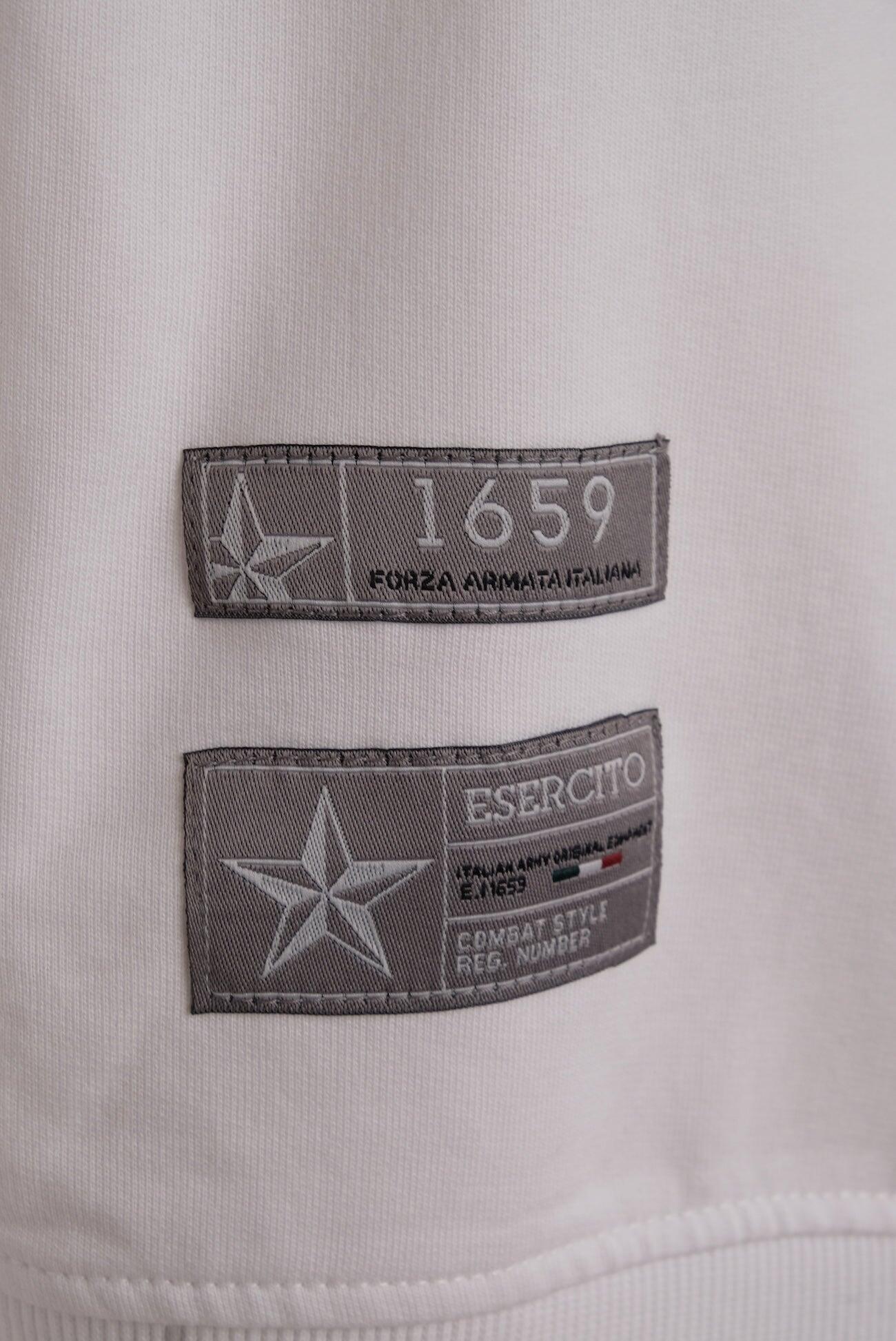 Felpa Esercito con zip uomo 5/5
