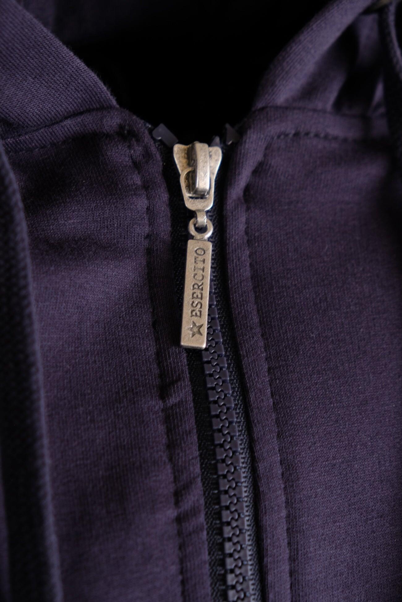 Felpa Esercito con zip e cappuccio donna 5/5