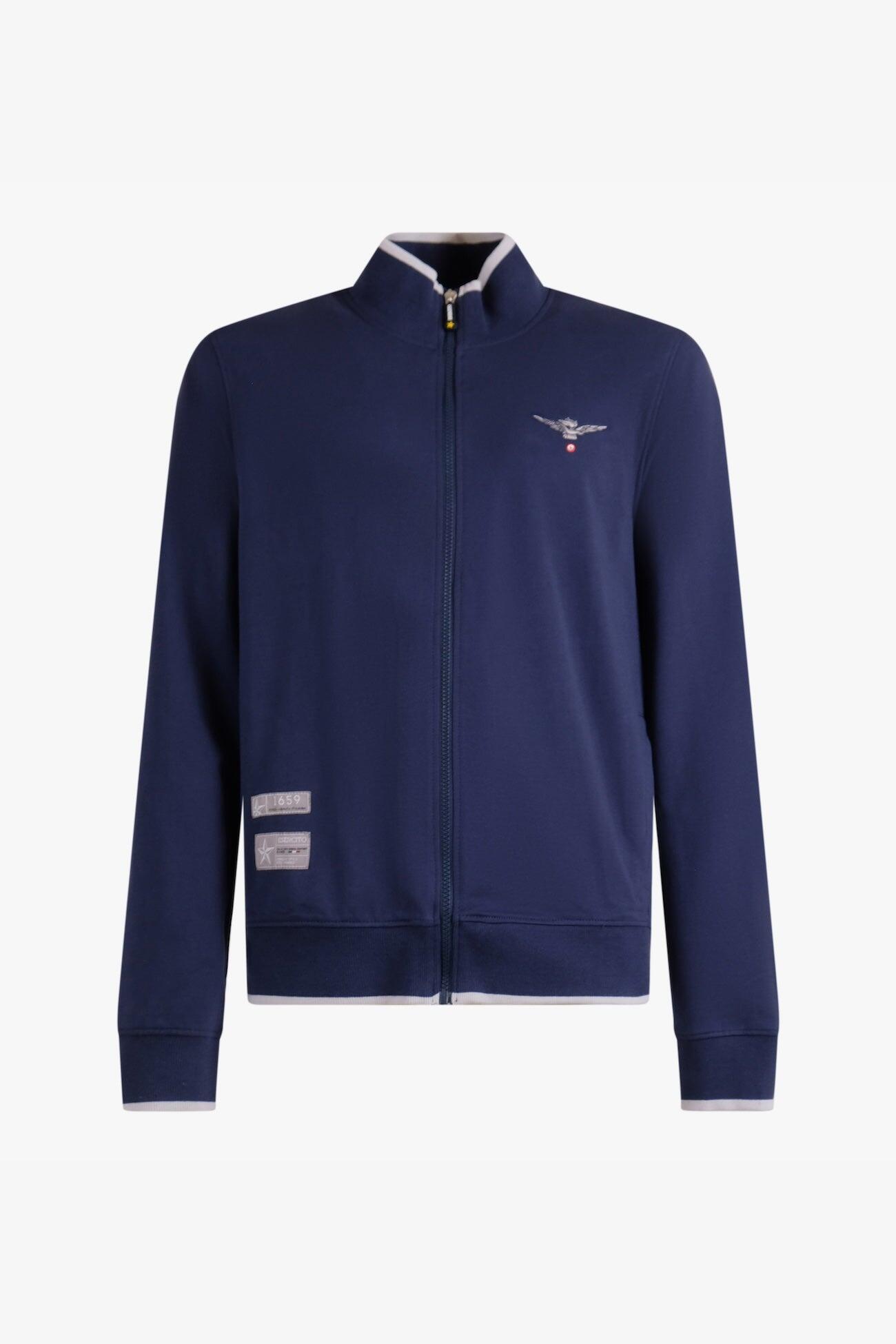 Felpa Aviazione Esercito con zip uomo 2/5