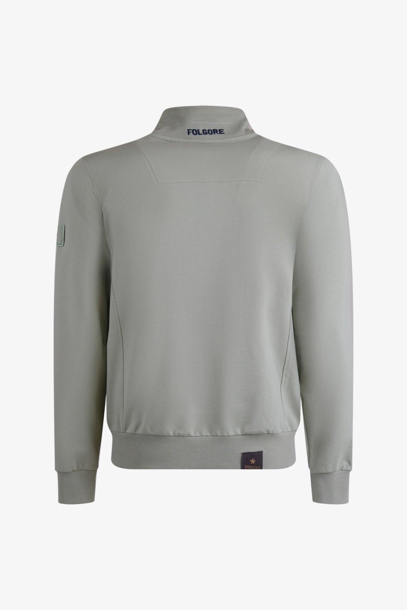 Felpa Folgore con zip uomo 3/6