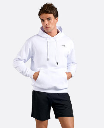 Herren Hoodie Padel/Tennis Weiß