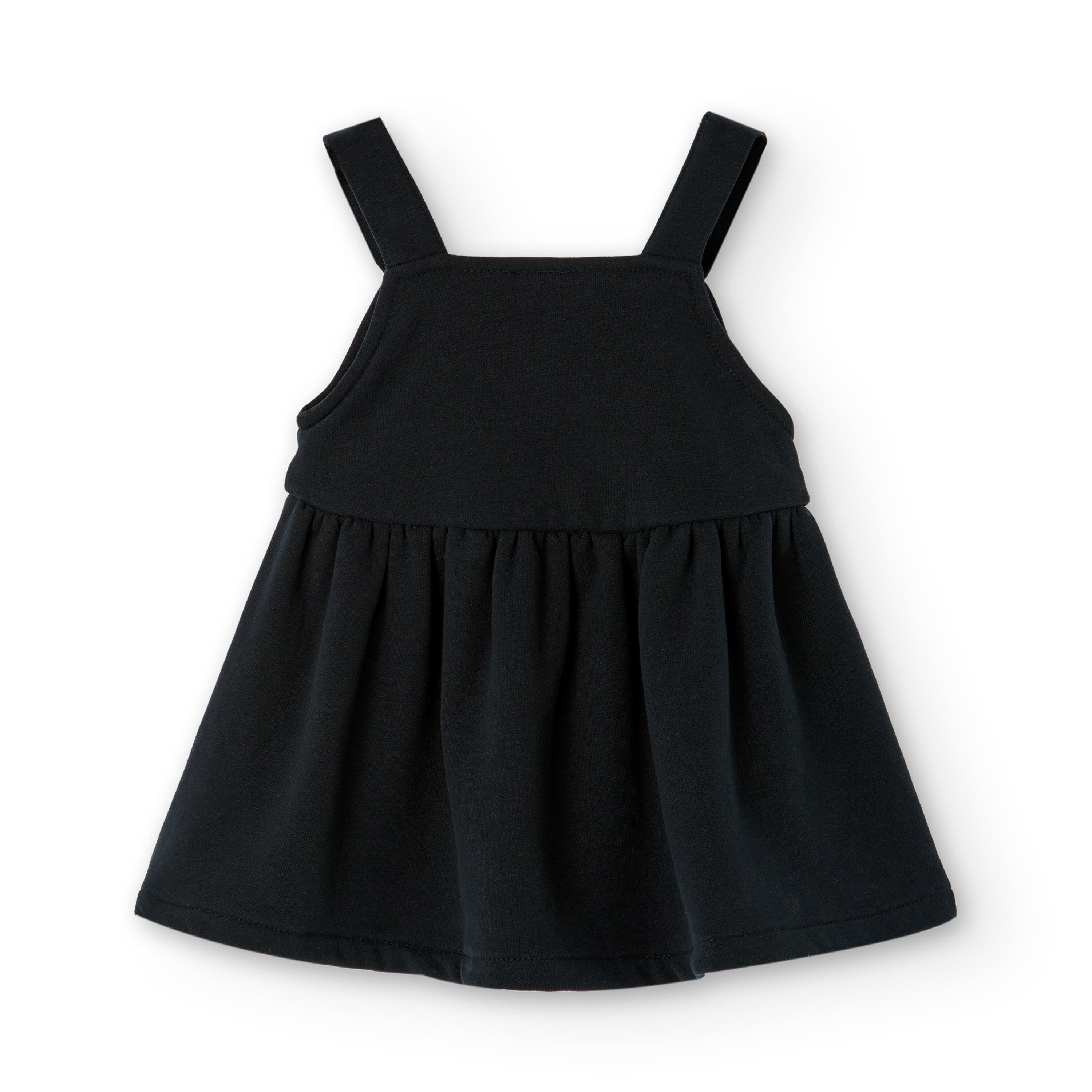 Vestido de bebé negro nudos 2/4
