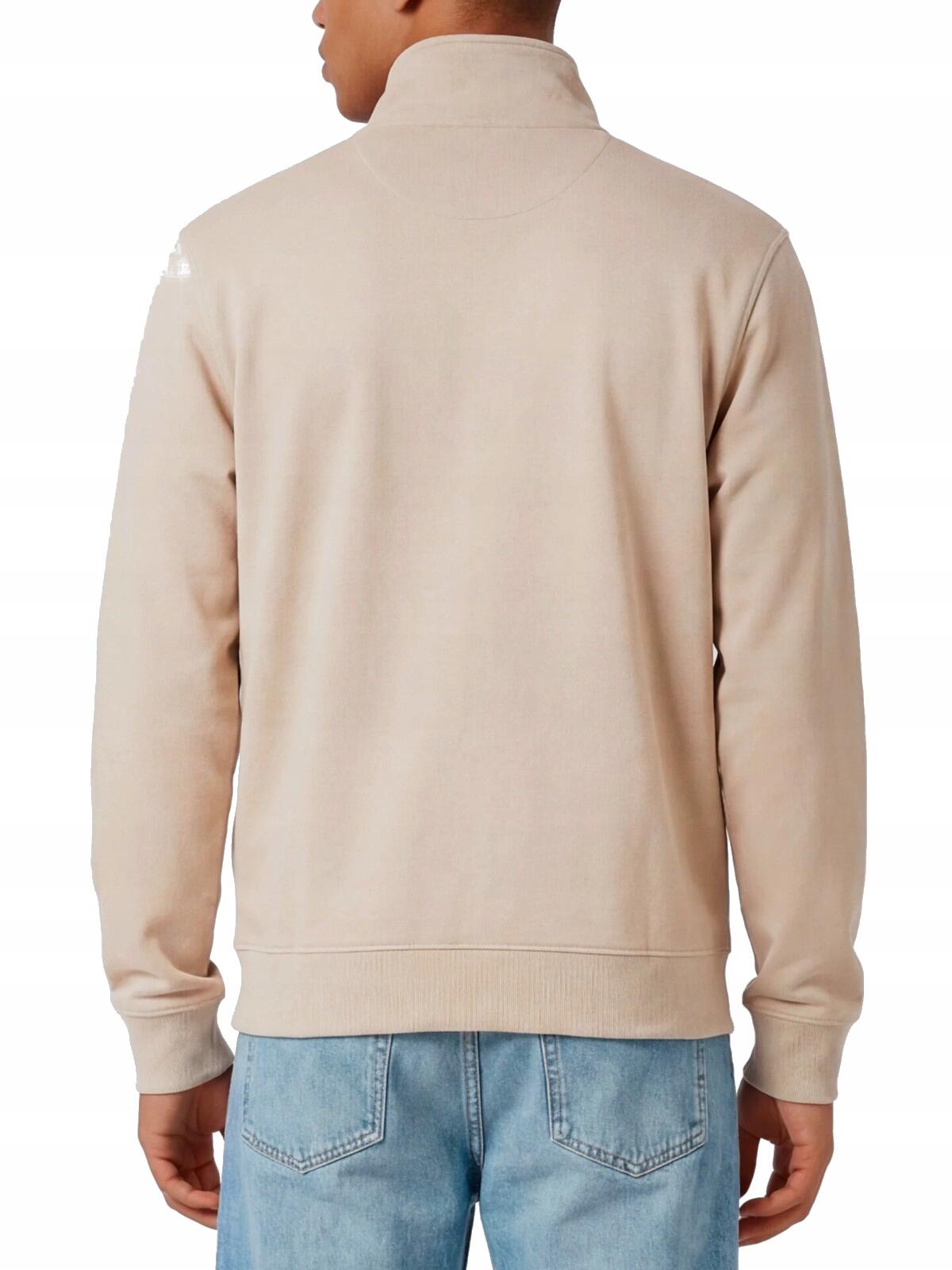 CHAMPION Herren-Sweatshirt ohne Kapuze mit Reißverschluss 3/4