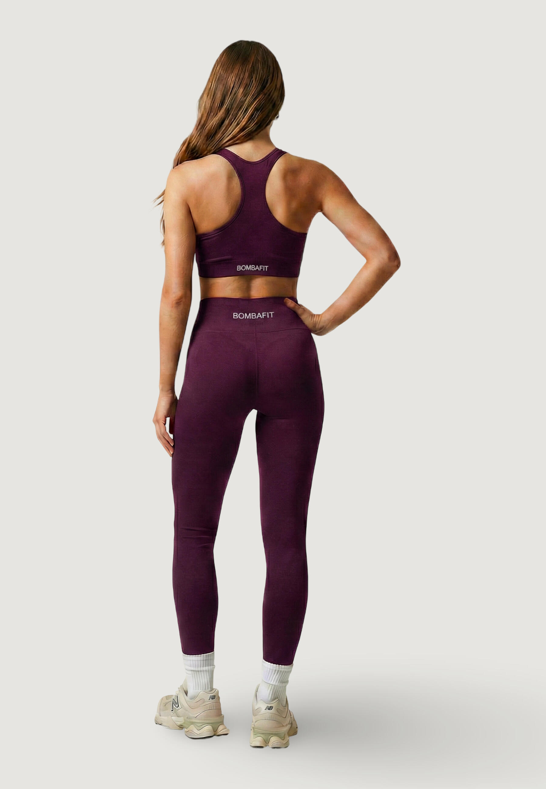 Legging LEGGINGS COMFORT DAMES Paars 4/4
