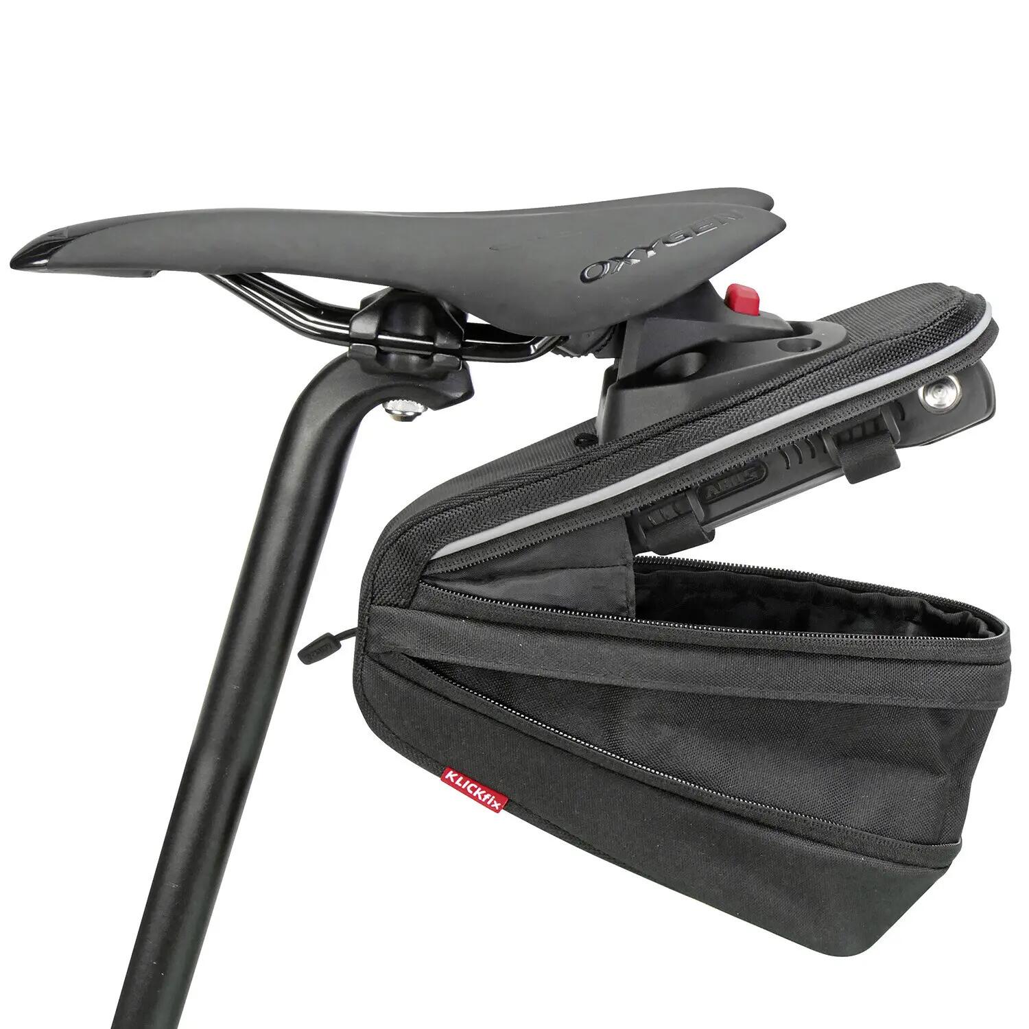 RIXEN & KAUL Bikepack Sport Expandable zadeltas 1 L (+6 L) KLICKfix zwart 5/5