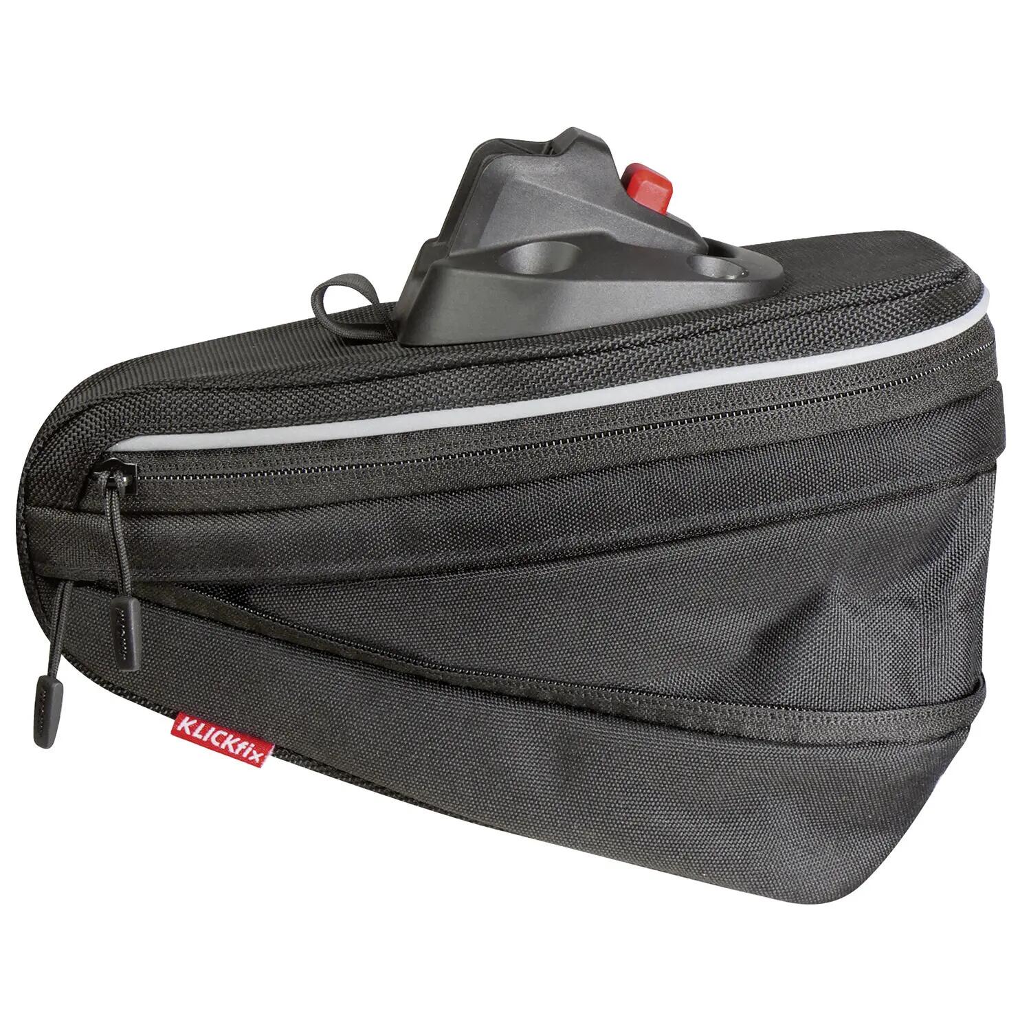 RIXEN & KAUL Bikepack Sport Expandable zadeltas 1 L (+6 L) KLICKfix zwart 4/5