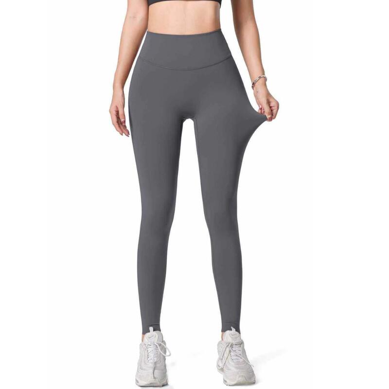Colanti dama de fitness modelatori cu talie inalta, marimea S, 83 x 28 x 30, gri