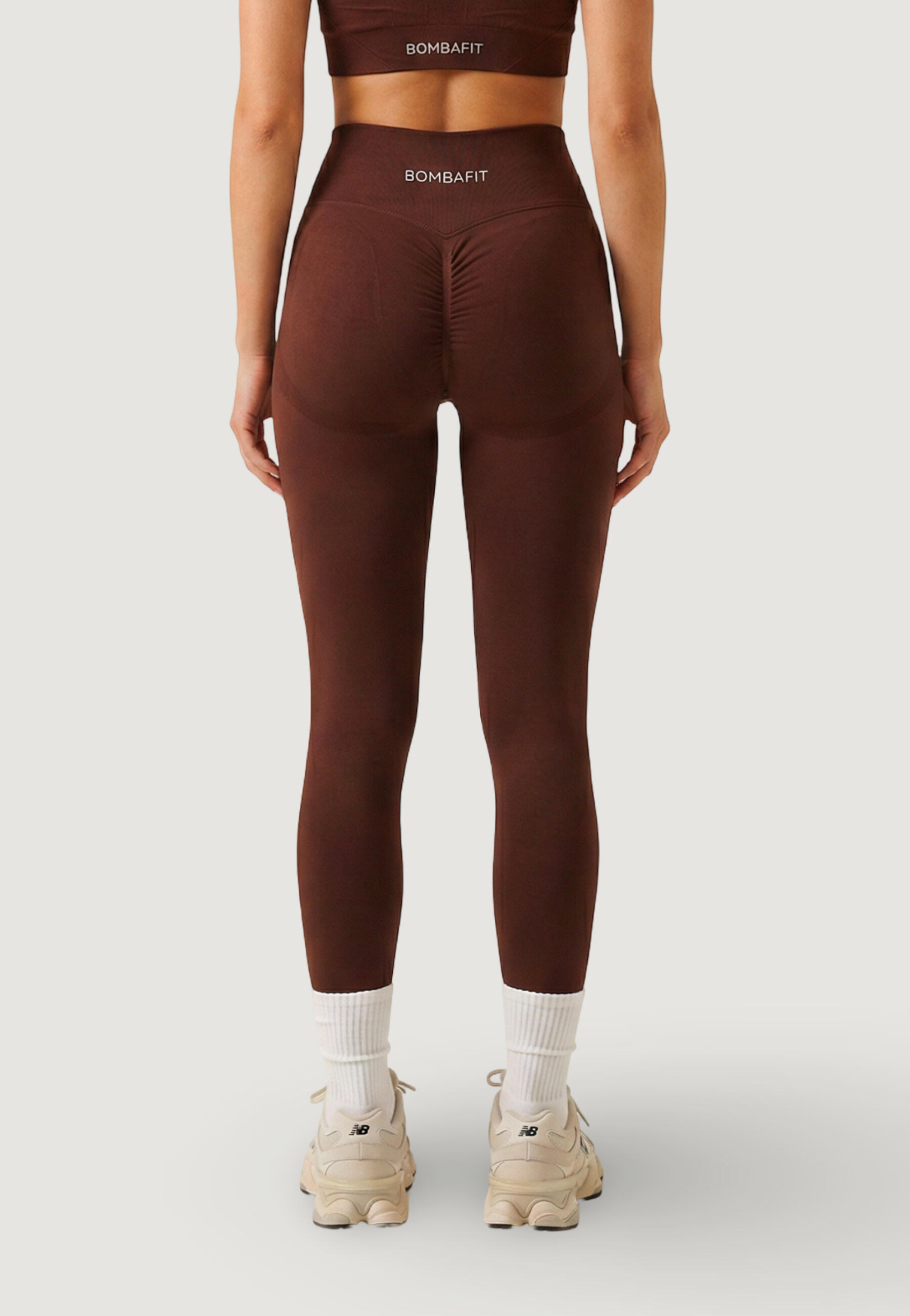 legging LEGGINGS EVERYDAY FEMME marron 2/4