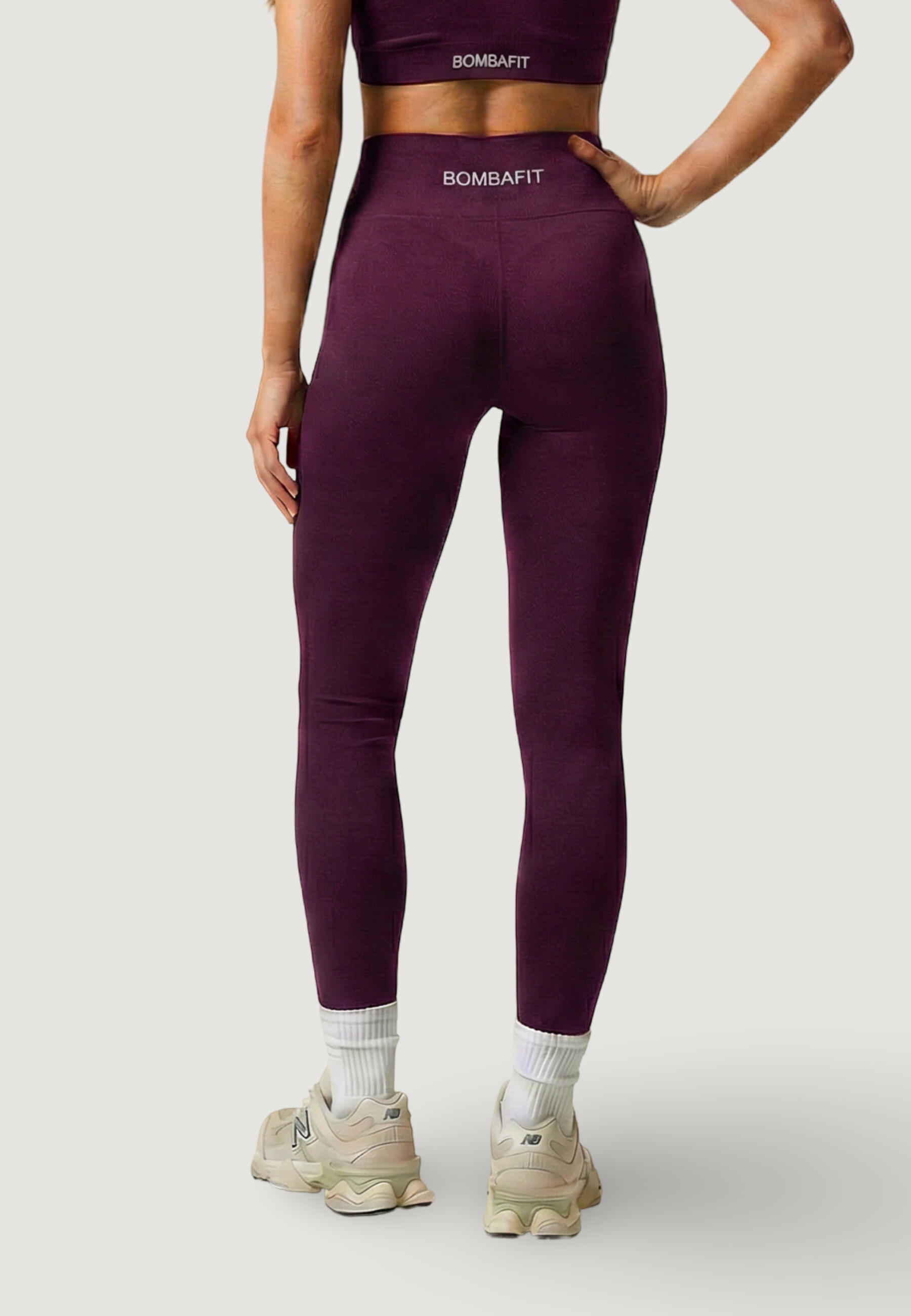 Legging LEGGINGS COMFORT DAMES Paars 2/4