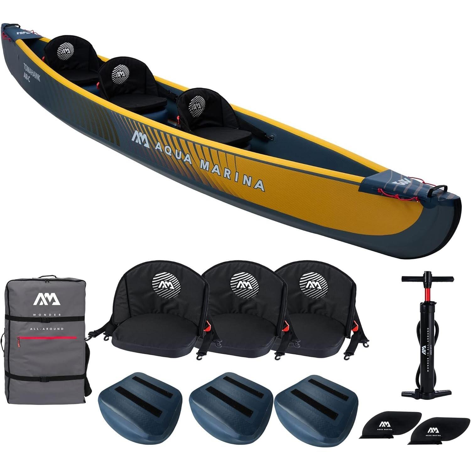 Aqua Marina Tomahawk AIR-C kayak gonfiabile 3 posti 2/7