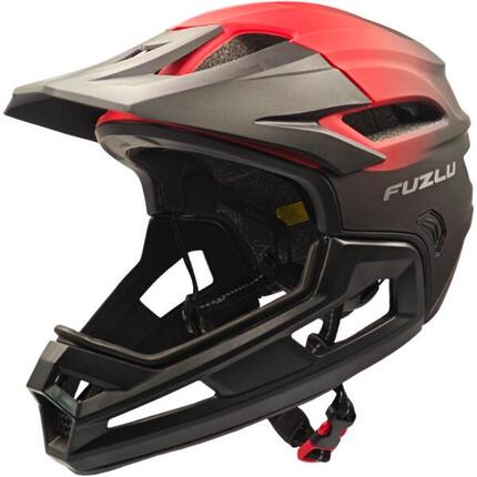 Kask rowerowy FUZLU BRAIN BUCKET HT-009L ze szczęką rozm. L ( 58 - 62 CM )
