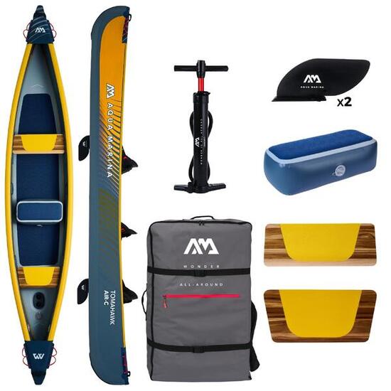 Aqua Marina Tomahawk AIR-C aufblasbares Kajak 3 Personen