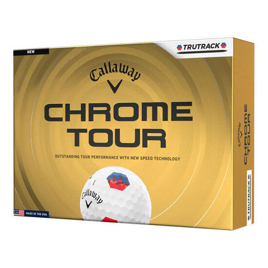Callaway Chrome Tour Trutrack caja de 12 Bolas de Golf