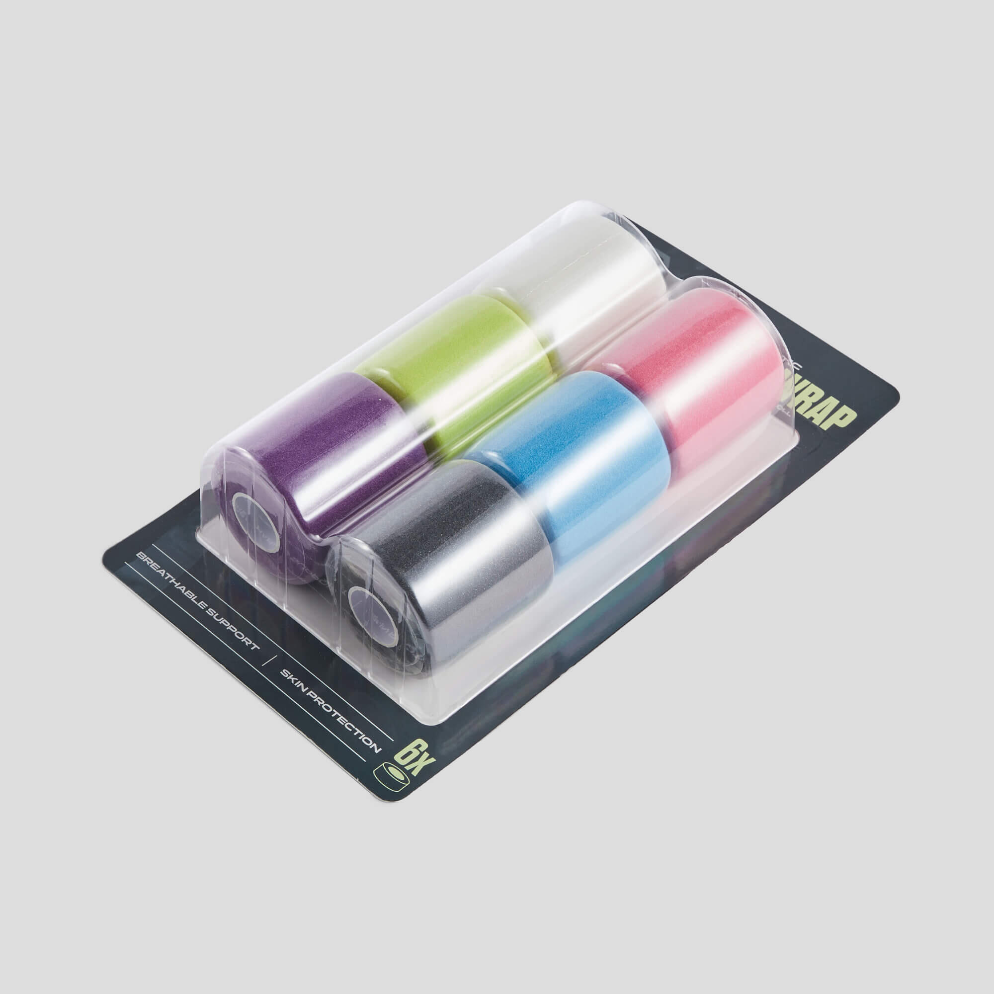 Bande adhésive de pré-enroulement athlétique, 6 rouleaux 4/7
