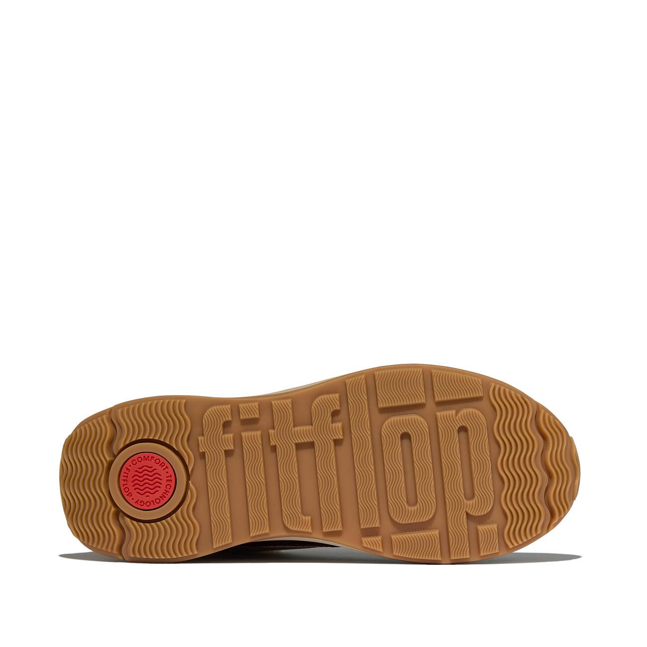 FITFLOP FitFlop F-Mode Flow Shearling-Mix Sneakers  DIEPE BRUIN/CAMEL MIX 42 4/7