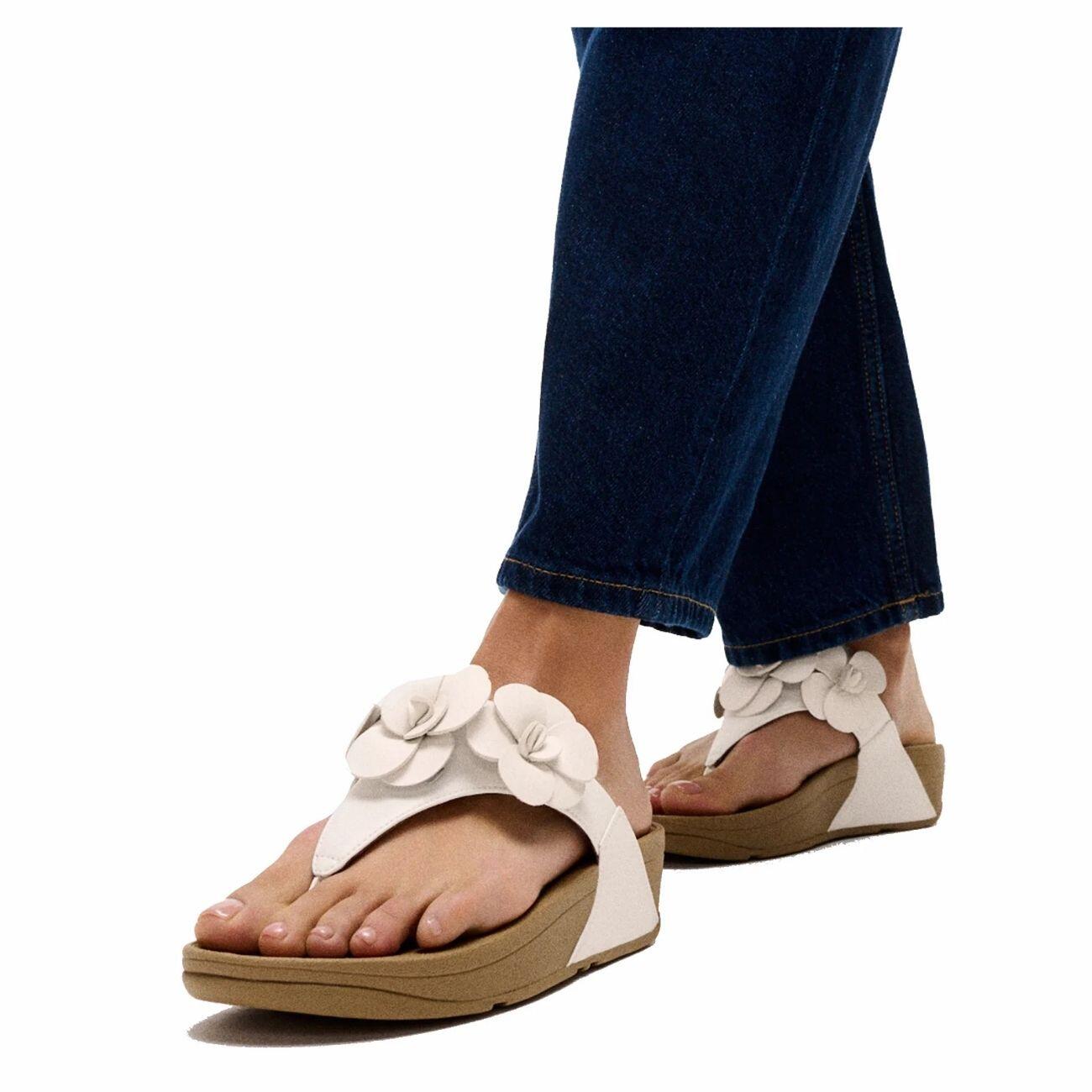 FITFLOP FitFlop Lulu Flower teenslipper  WIT 42 4/7